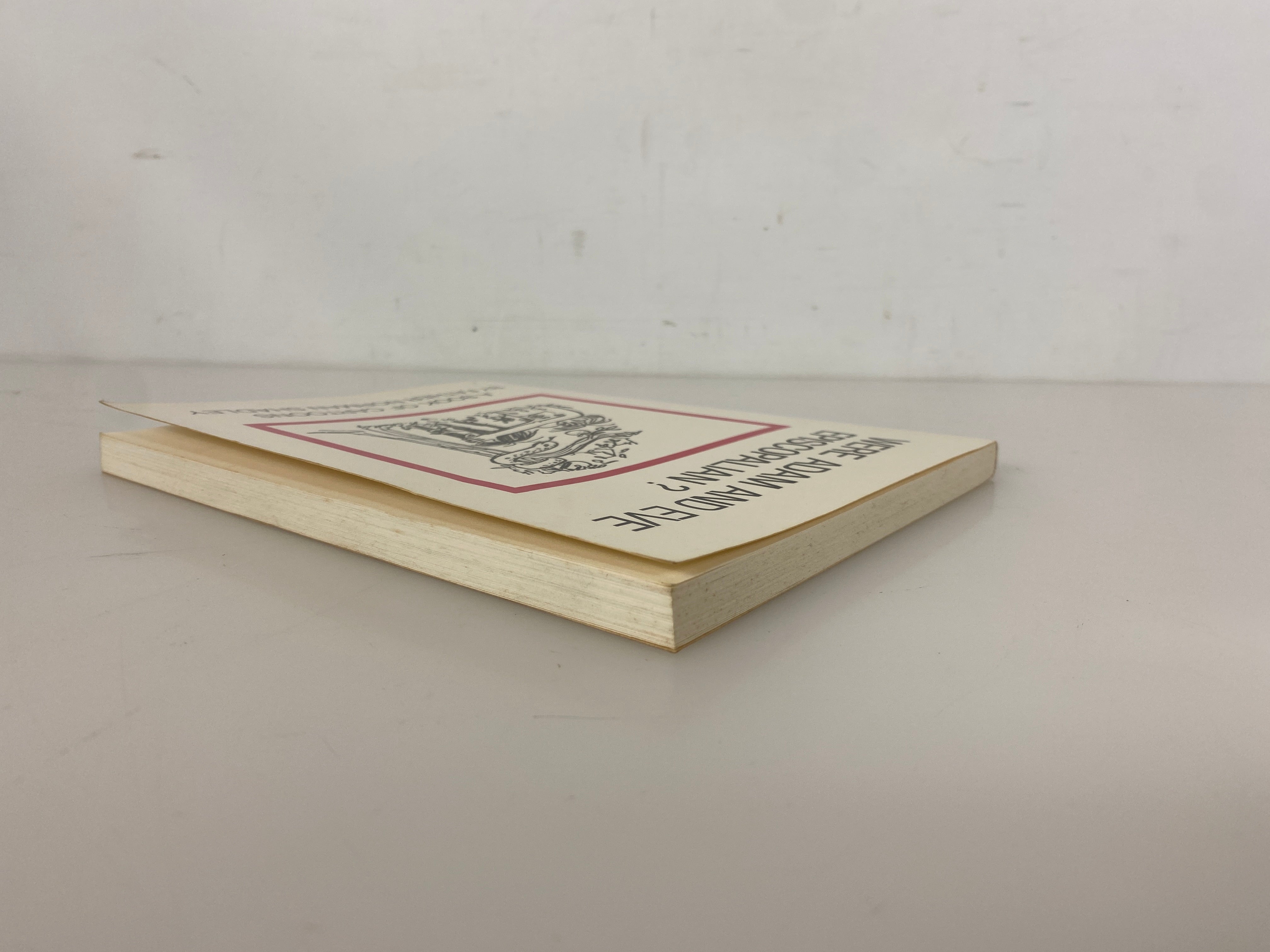 Were Adam and Eve Episcopalian? by Norman Shadley Signed 1985 SC