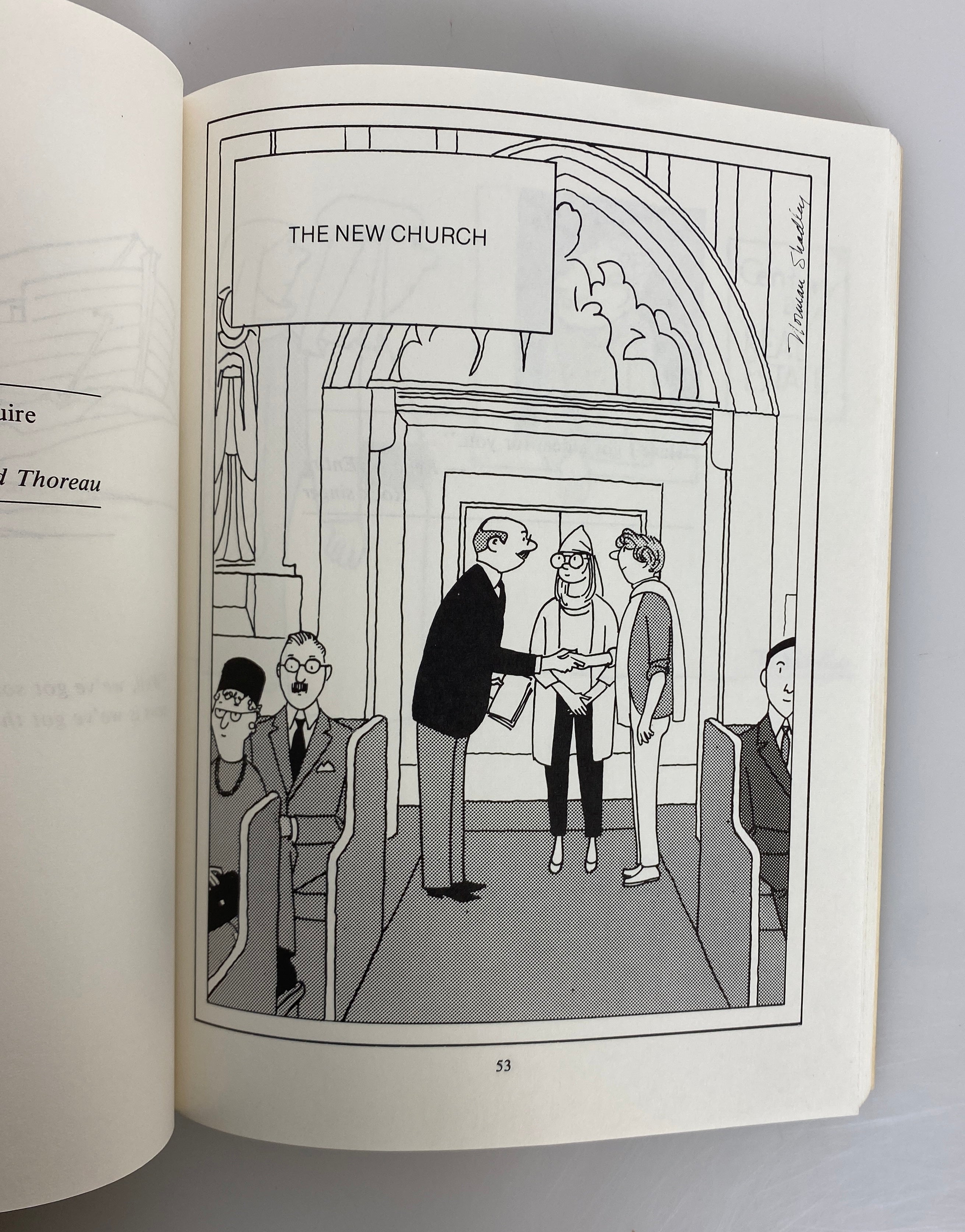 Were Adam and Eve Episcopalian? by Norman Shadley Signed 1985 SC