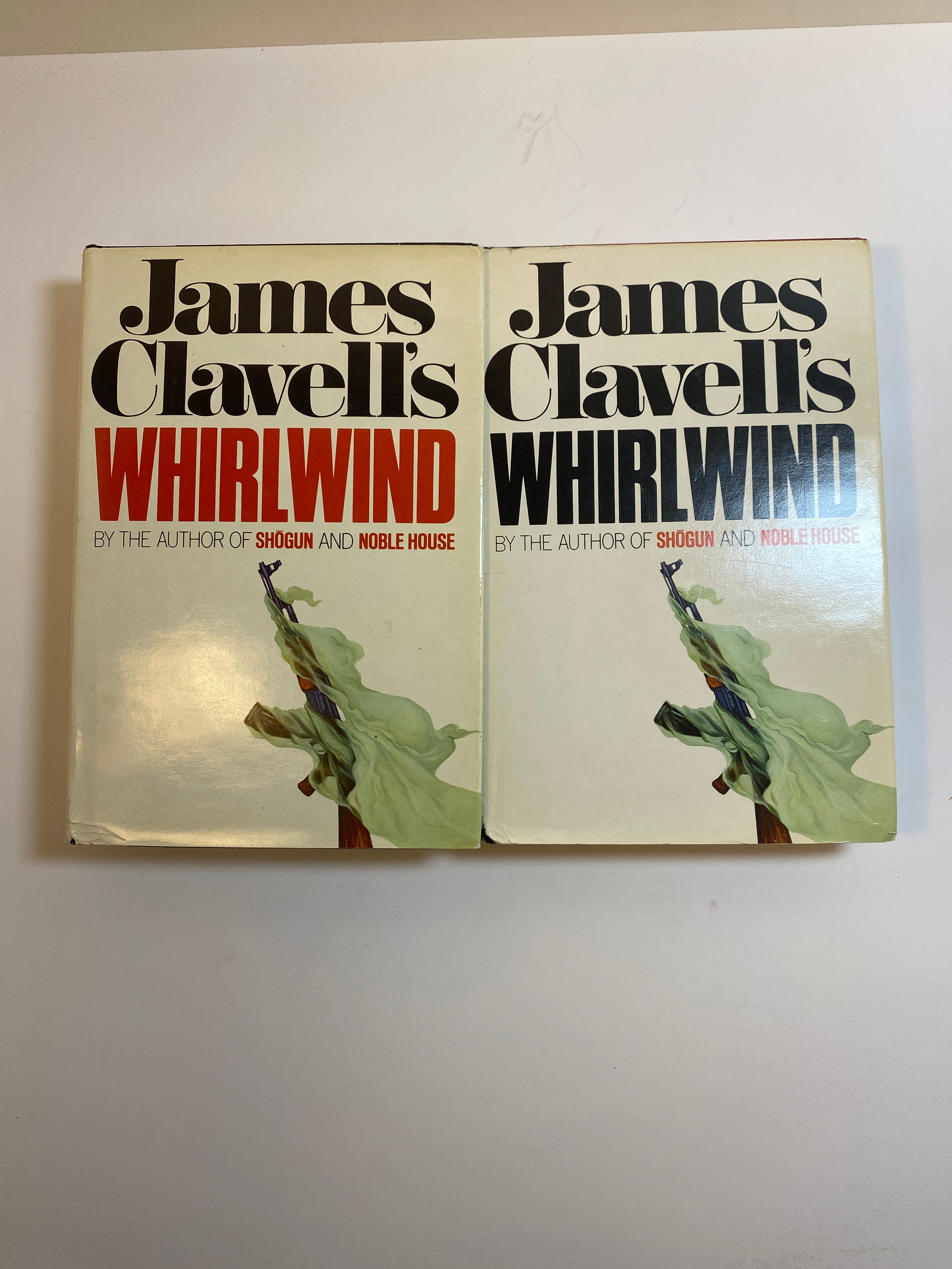Whirlwind James Clavell HCDJ 2 Vols Book Club Edition 1986