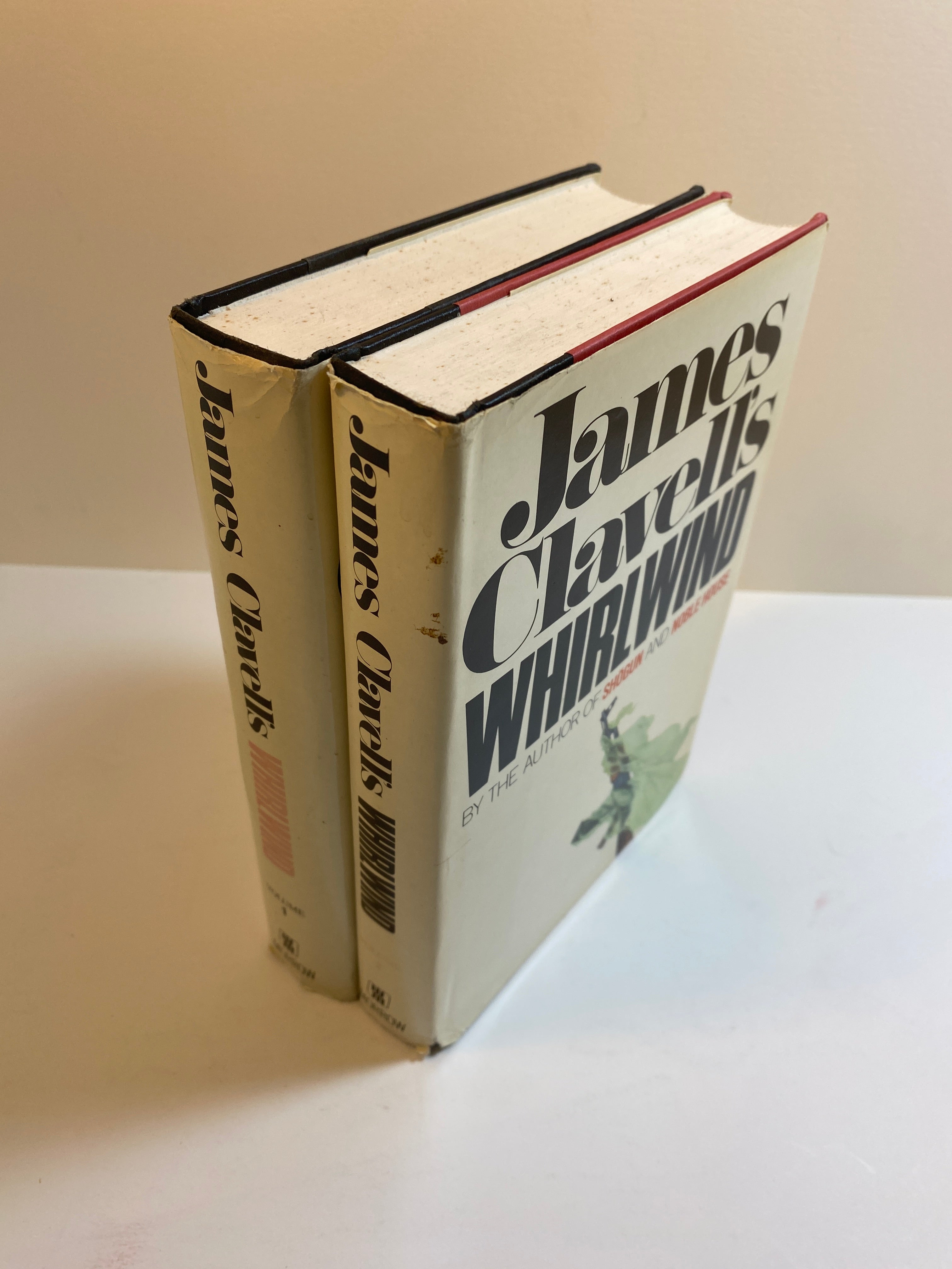 Whirlwind James Clavell HCDJ 2 Vols Book Club Edition 1986