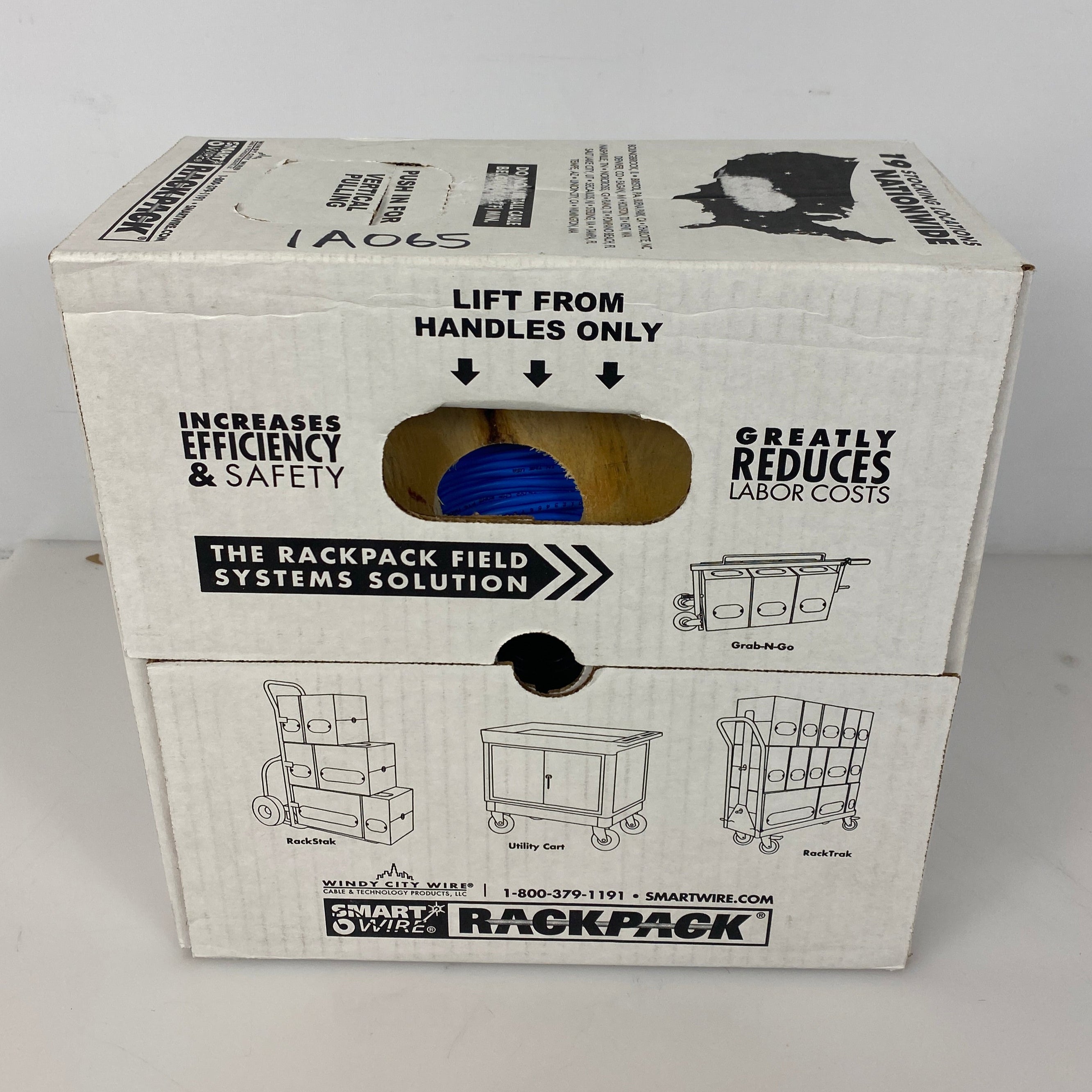 Windy City Wire #003379SBT Cable 20.3C STR Blue PVC Jacket