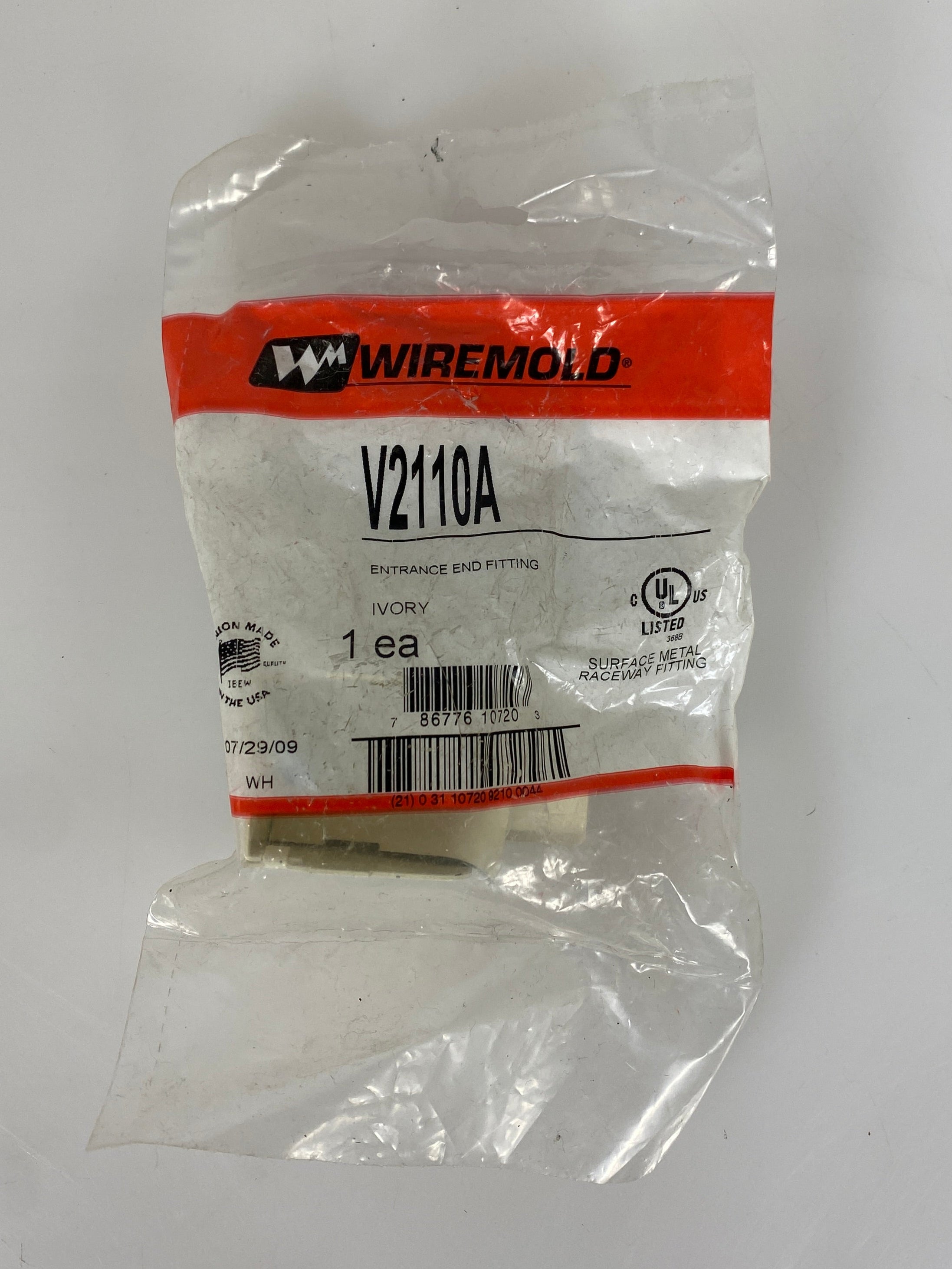 Wiremold End Fitting Entrance 1/2" #V2110A