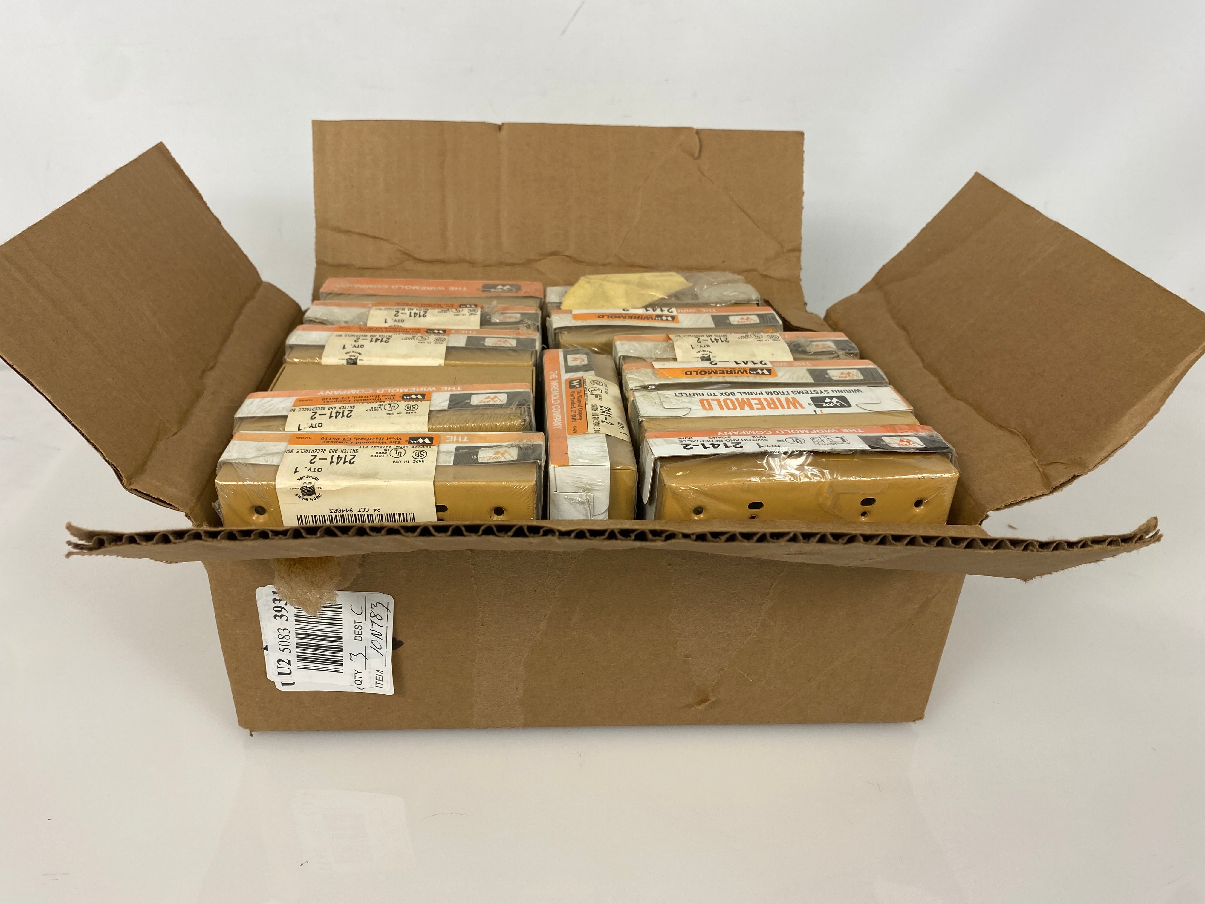 Wiremold Switch and Receptacle Box V2141.2 Pack of 13