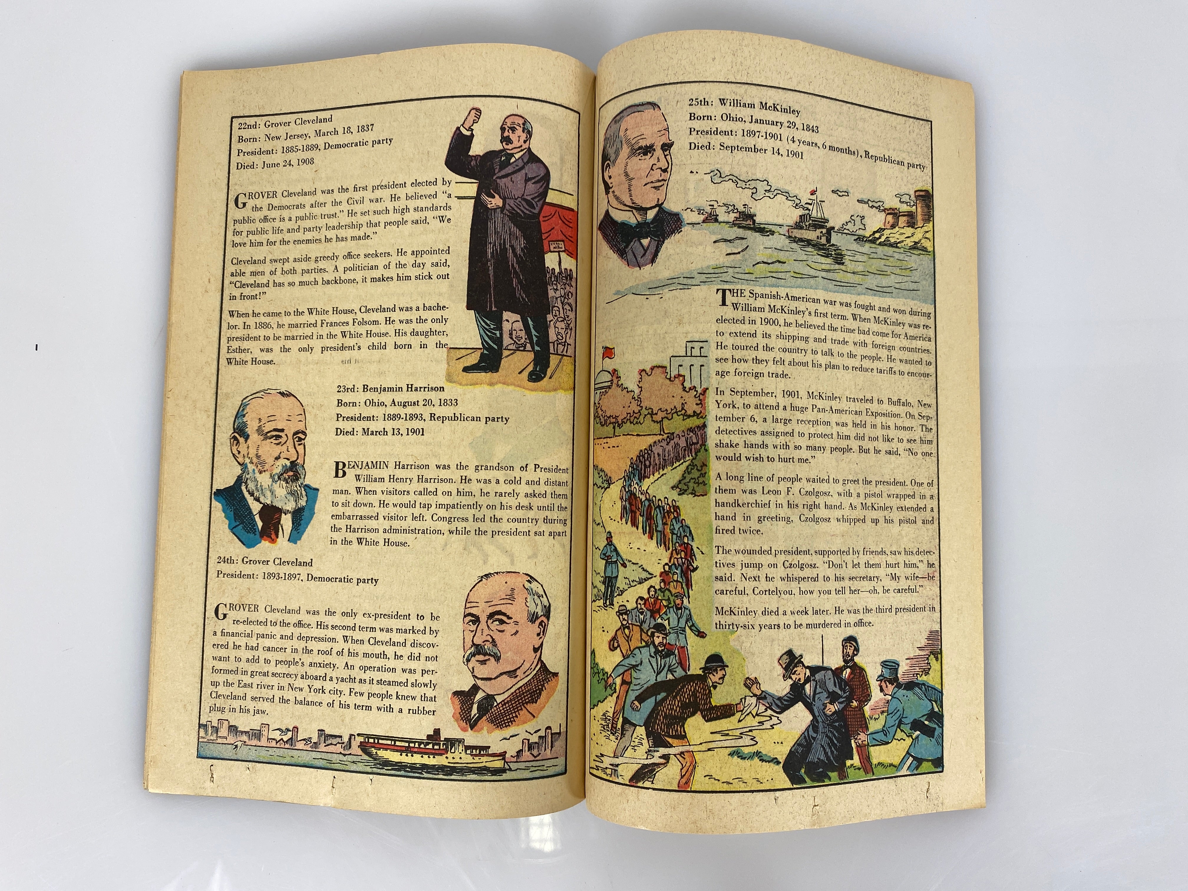 World Around Us: American Presidents Number 21 1960 Classics Illustrated Comic