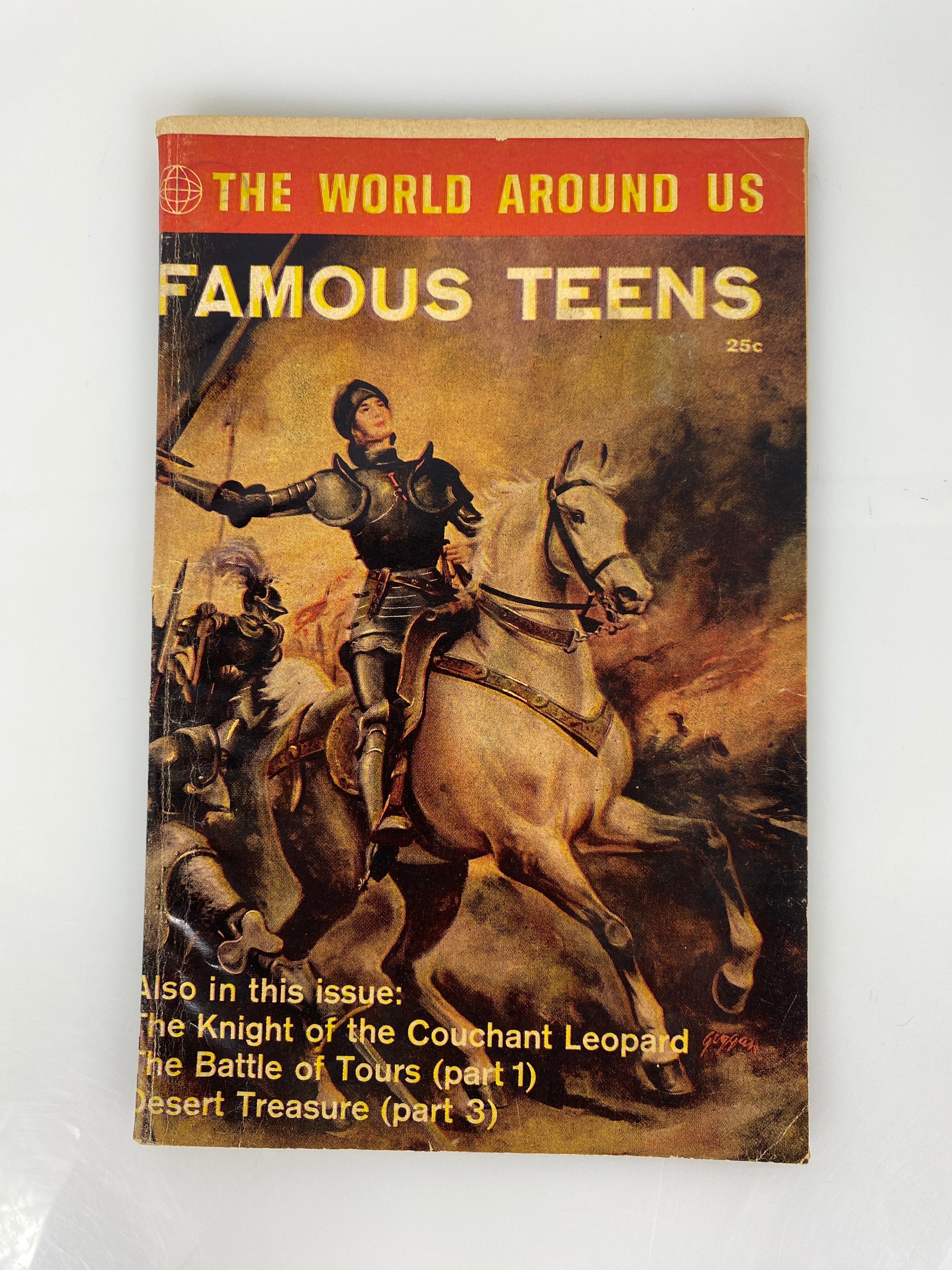 World Around Us: Famous Teens Number 33 1961 Classics Illustrated