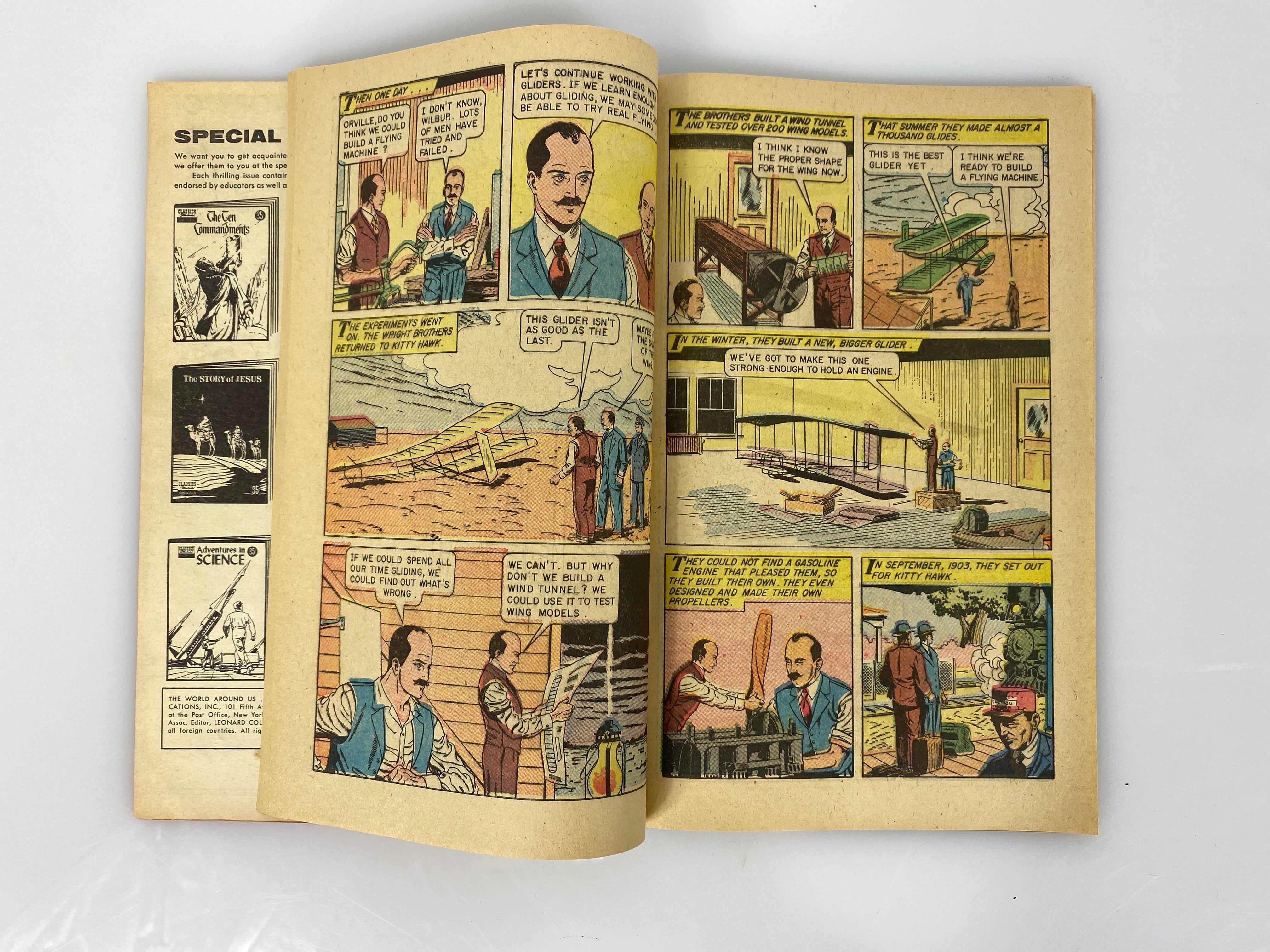 World Around Us: Flight Number 8 1959 Classics Illustrated