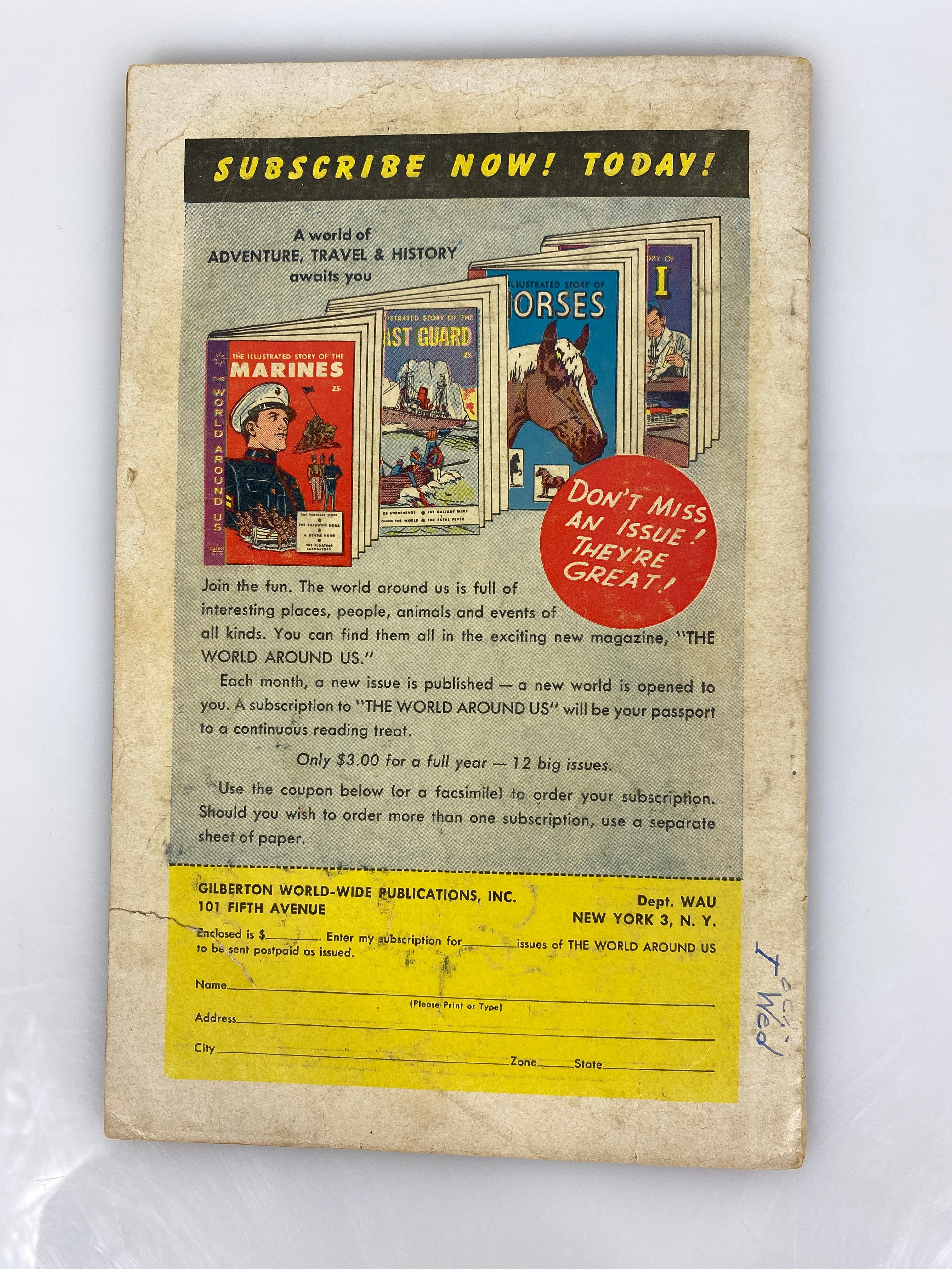 World Around Us: High Adventure Number 27 1960 Classics Illustrated Comic