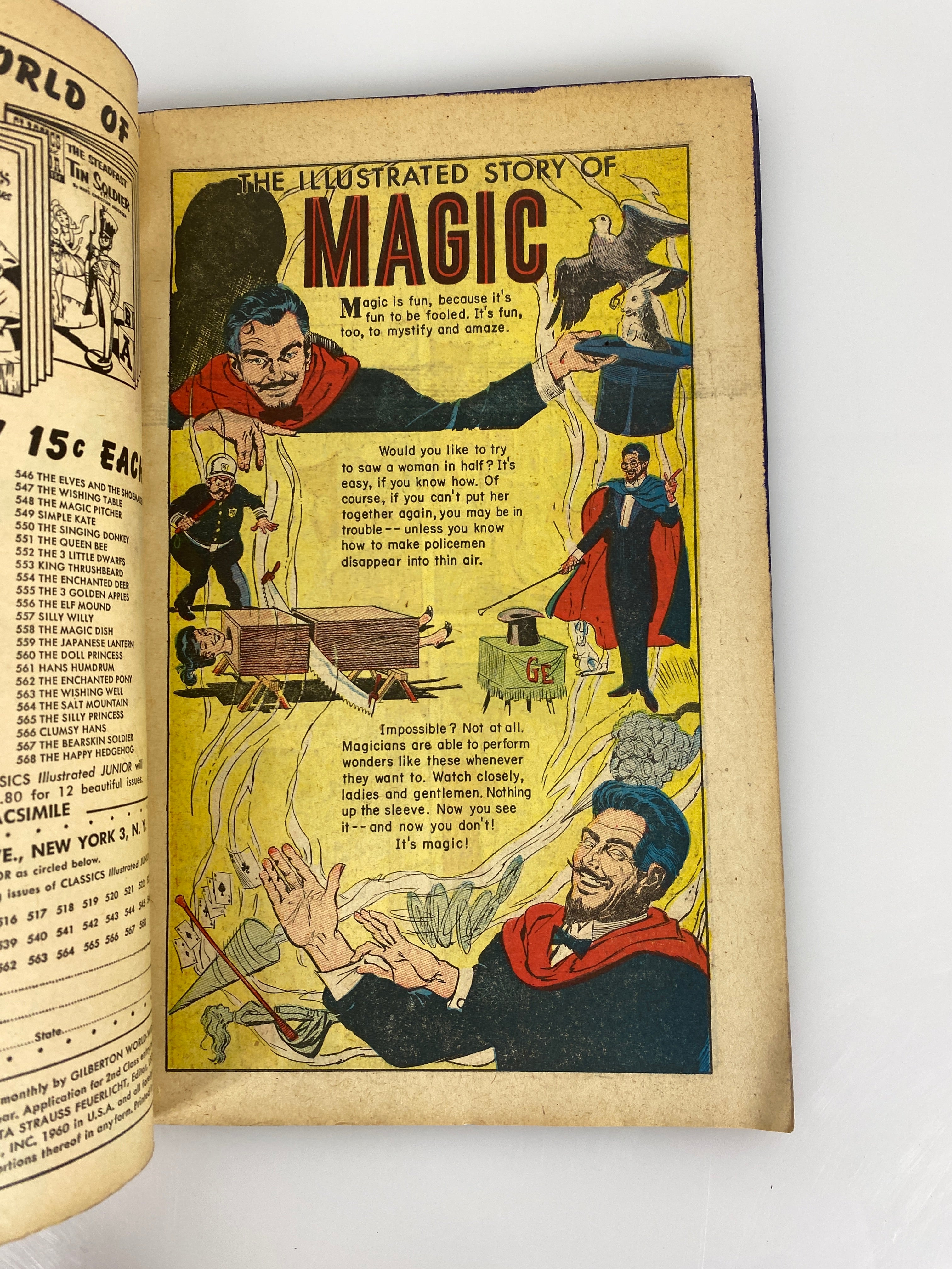 World Around Us: Magic Number 25 1960 Classics Illustrated Comic