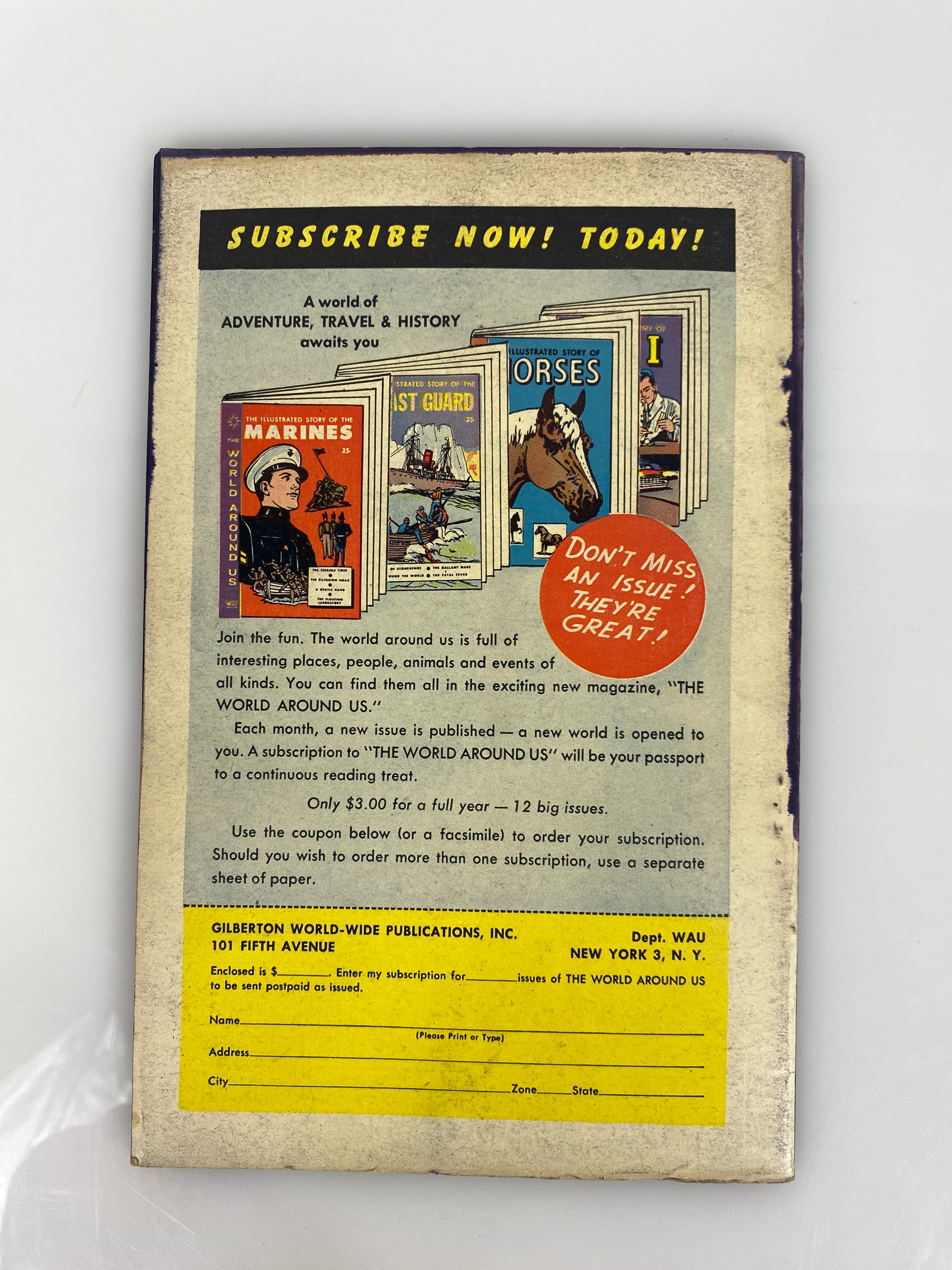 World Around Us: Magic Number 25 1960 Classics Illustrated Comic