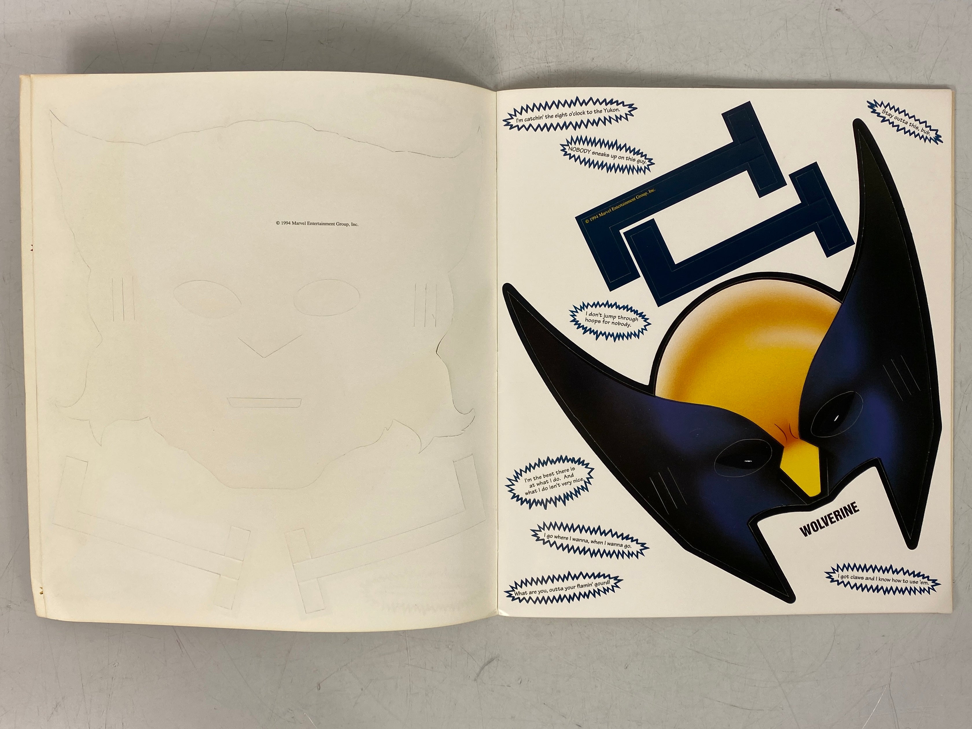 X-Men Mask Book (1994)