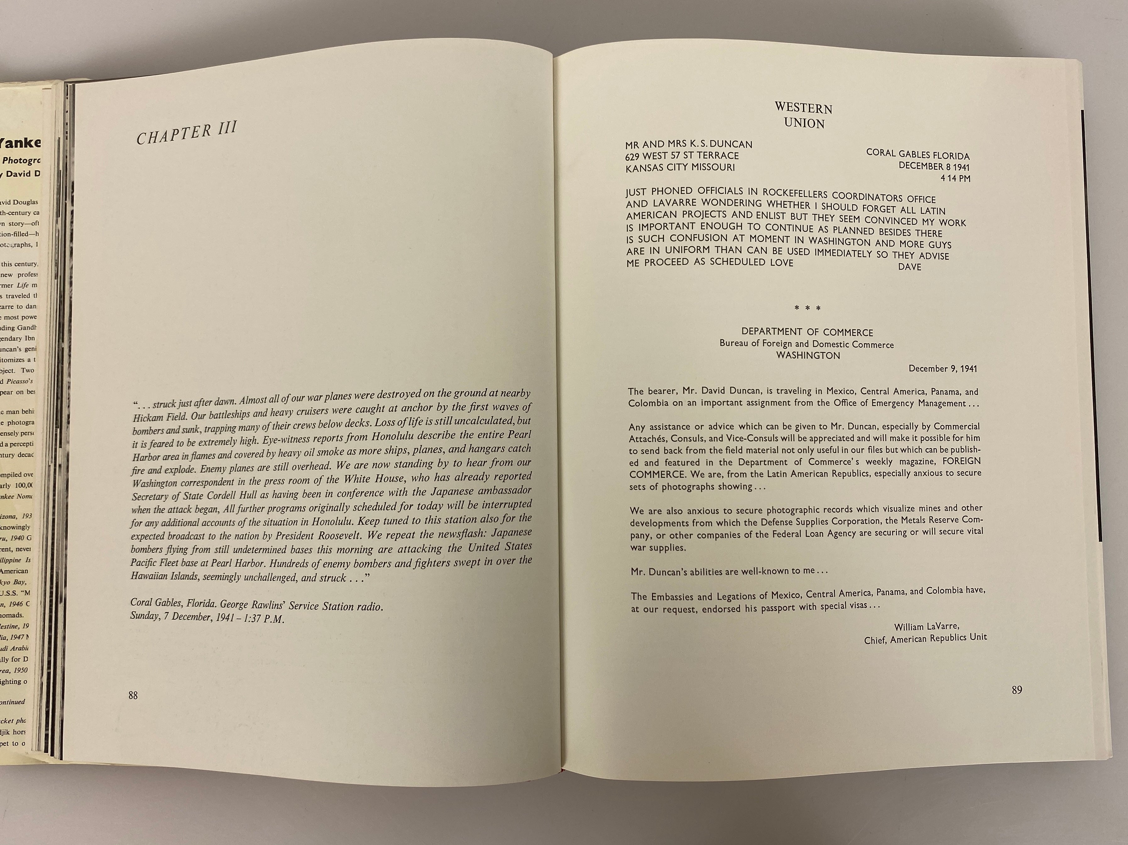 Yankee Nomad a Photographic Odyssey by David Duncan 1967 2nd Edition HC DJ