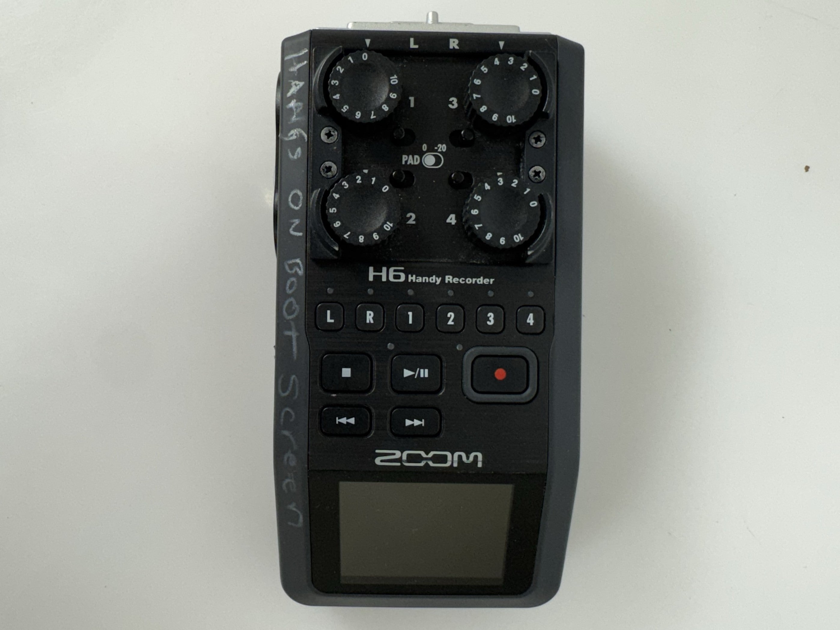 Zoom H6 Handy Recorder Voice Recorder w/ Case and Accessories *For Parts or Repair*