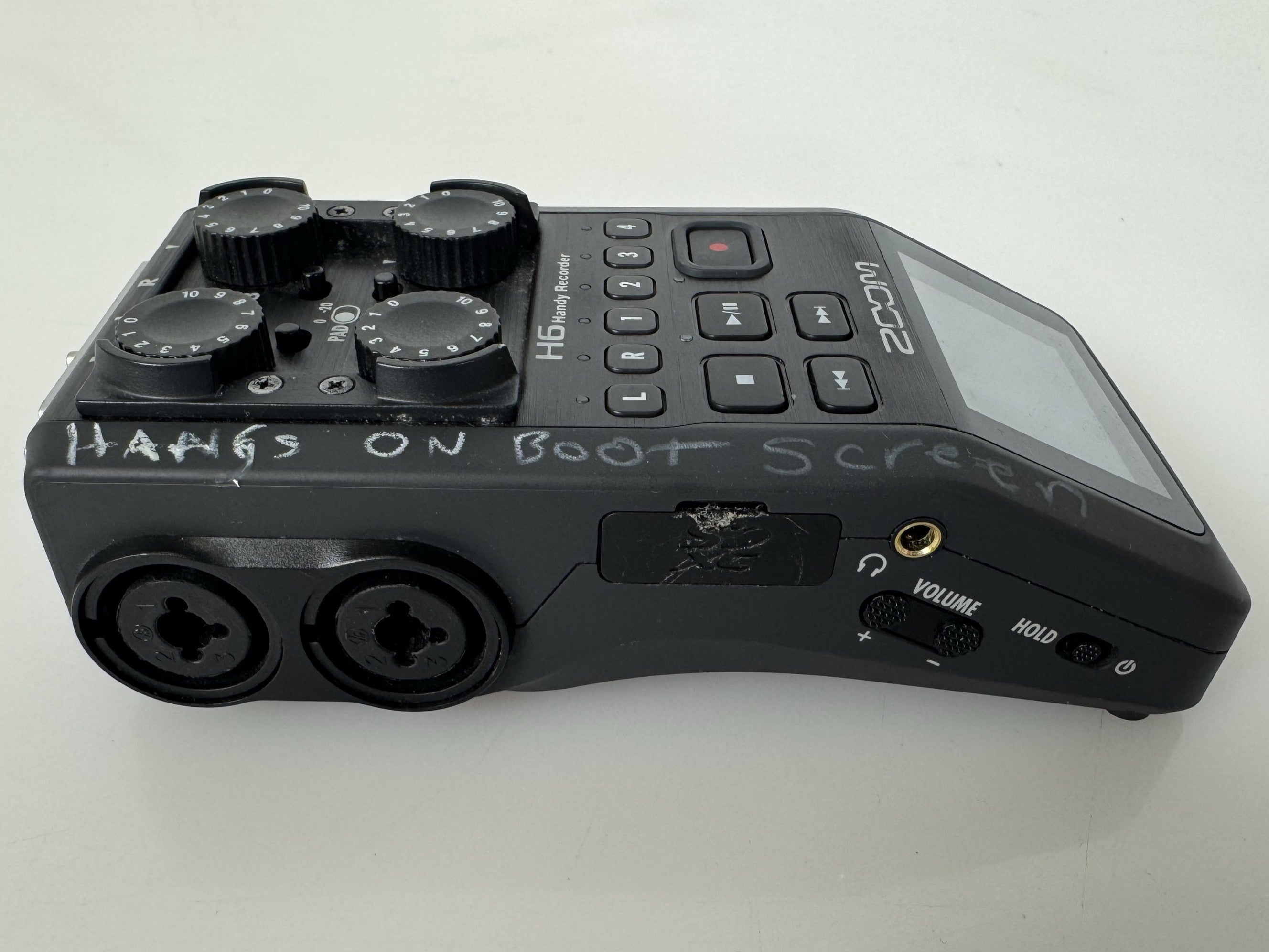 Zoom H6 Handy Recorder Voice Recorder w/ Case and Accessories *For Parts or Repair*