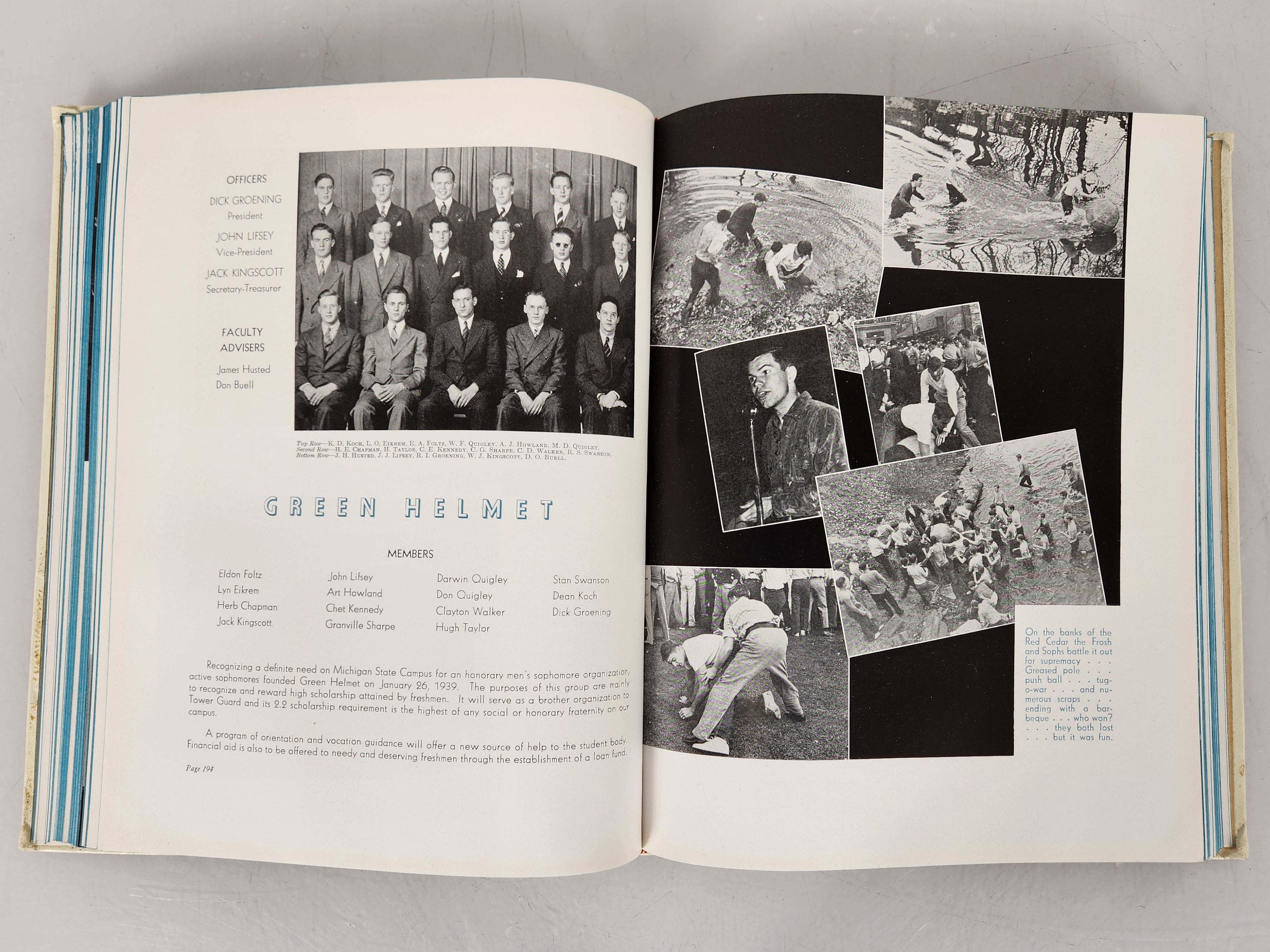 1939 Michigan State College Yearbook Wolverine
