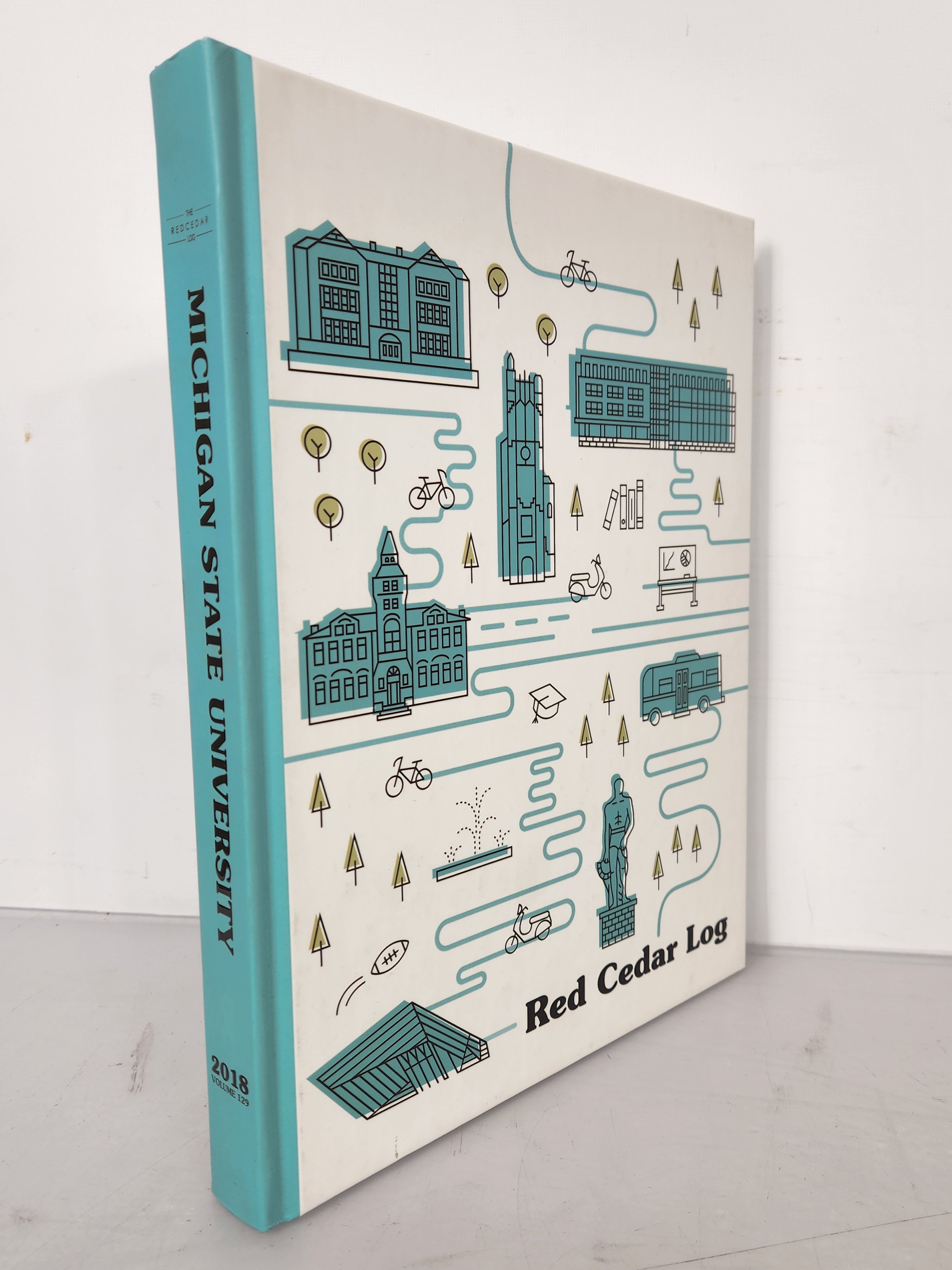 2018 Michigan State University Yearbook Red Cedar Log