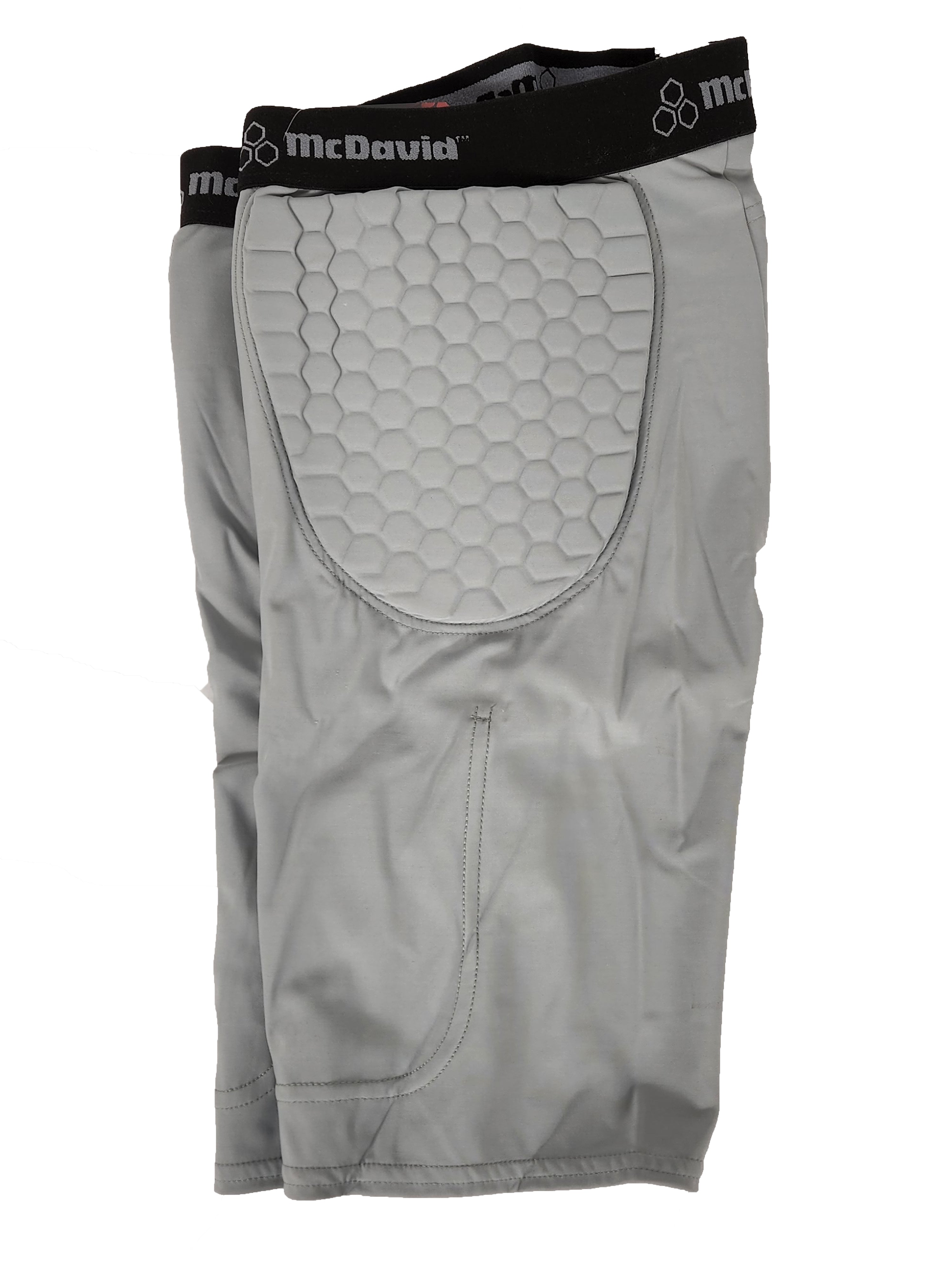 McDavid Grey 755T Pro 2-Pocket Football Girdle with Hex Pads Size
