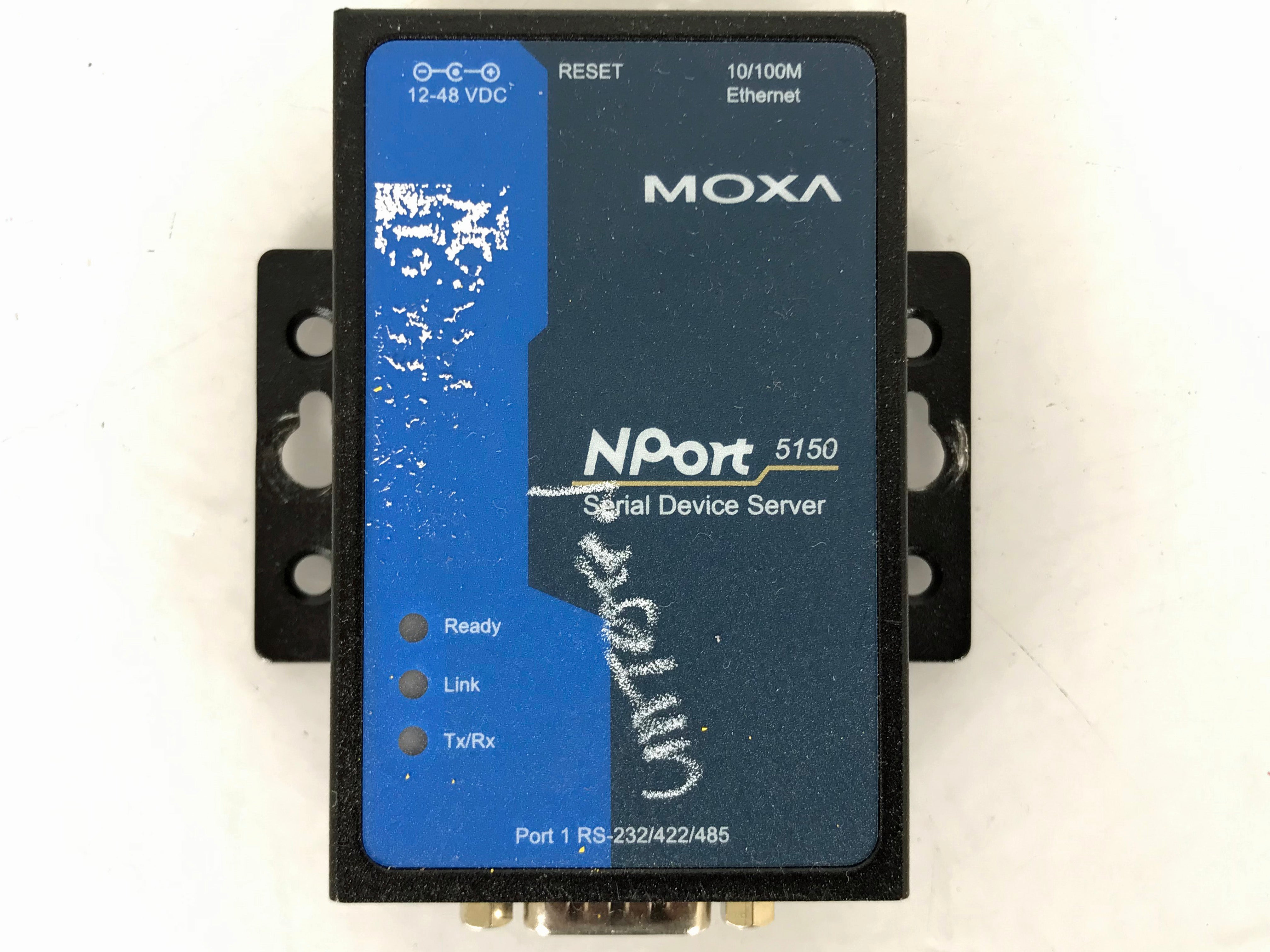 Moxa NPort 5150A: 1-Port Device Server, RS-232/422/485, 12~48VDC