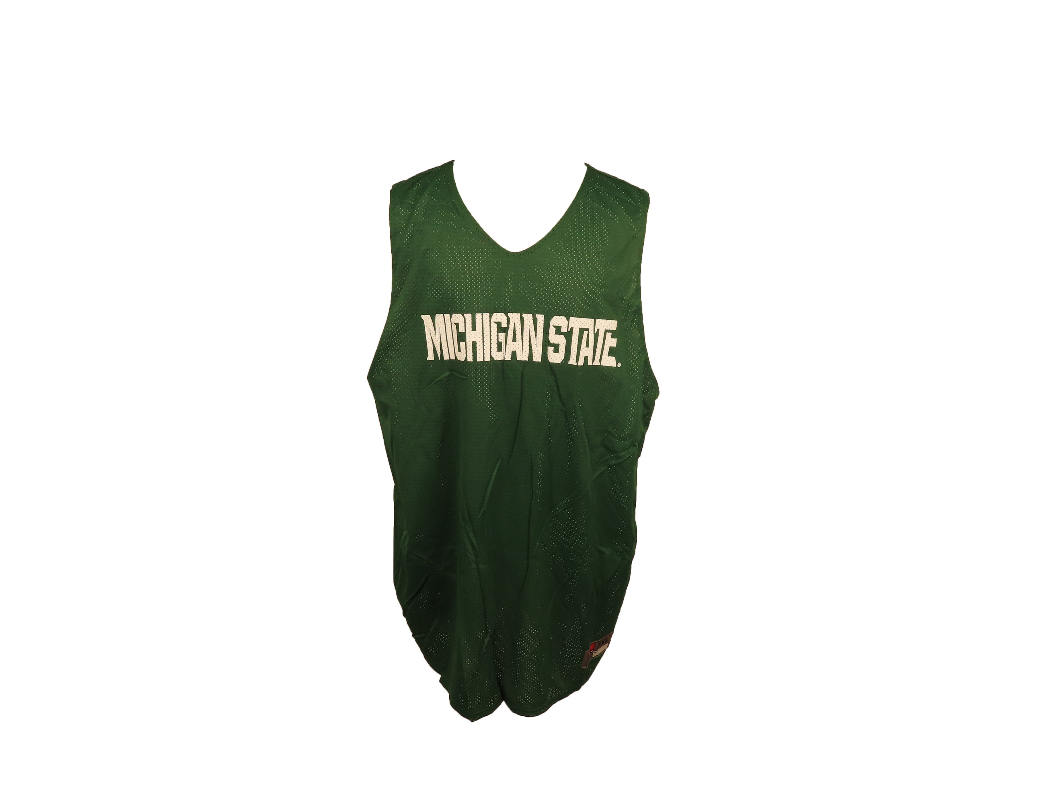 Men's Nike #21 Green Michigan State Spartans Replica Basketball Jersey
