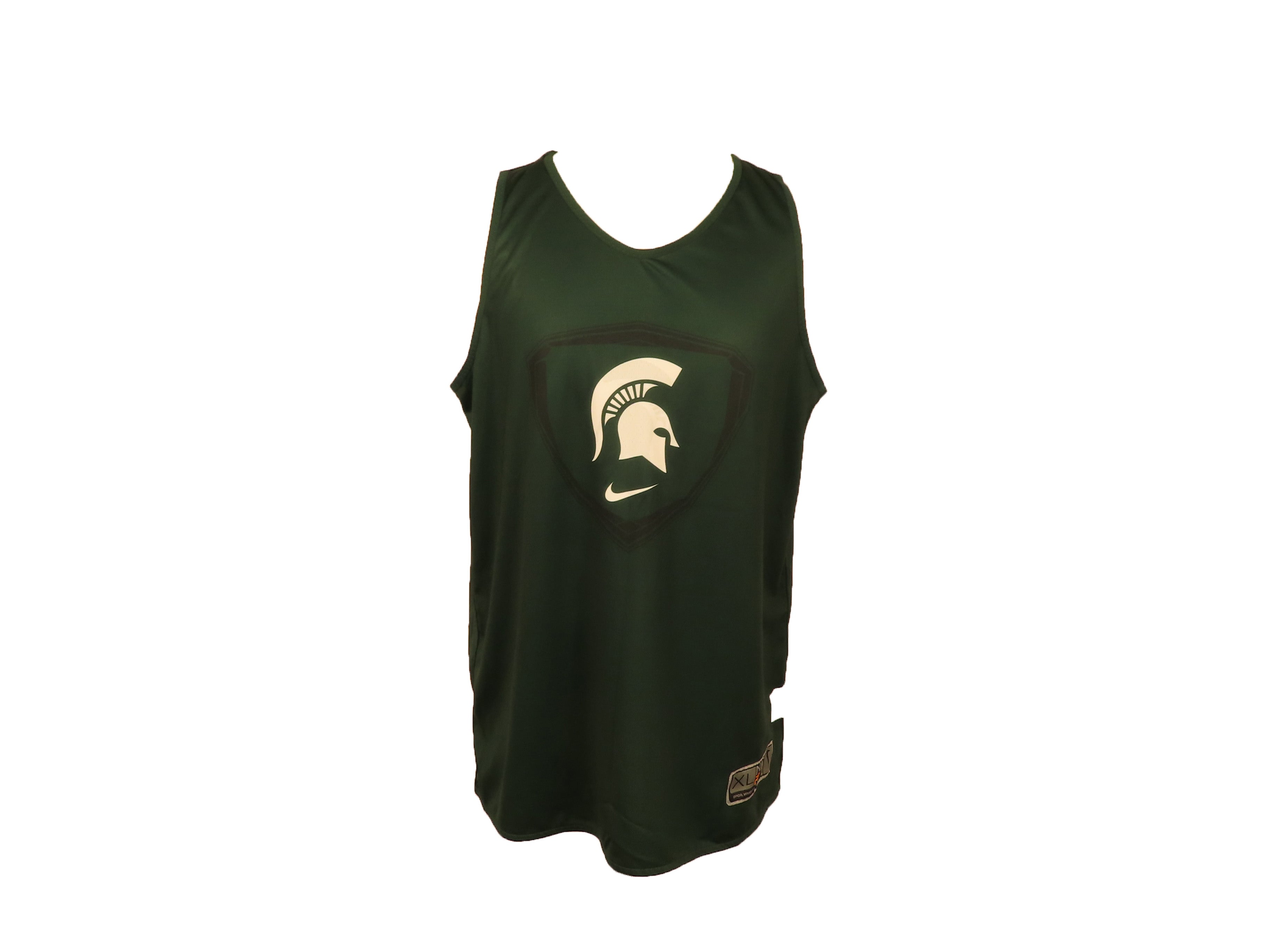New Michigan State Spartans Men's Basketball Jersey Nike #21 WHITE GREEN XL
