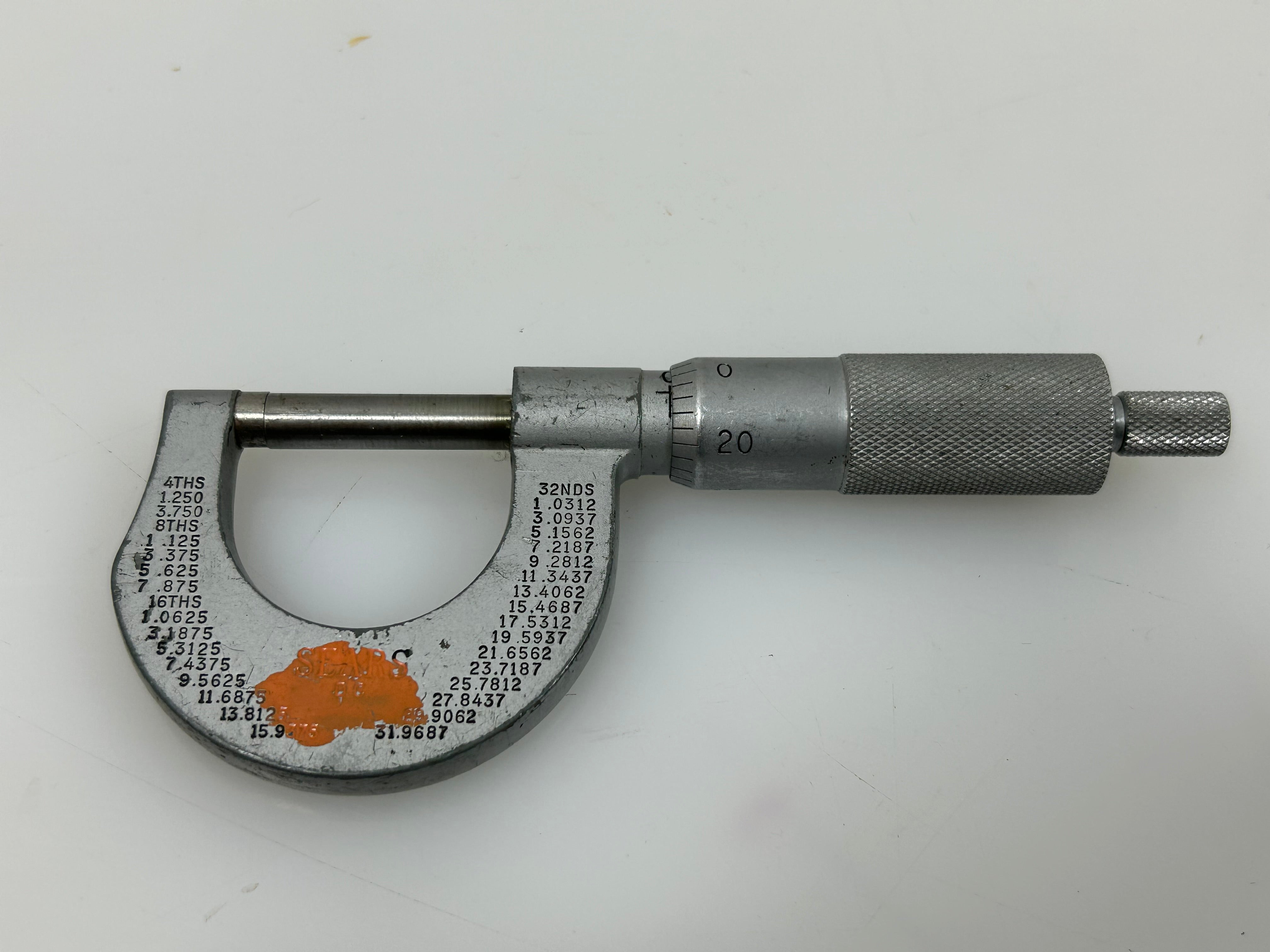 Vintage Sears Mechanical Outside Micrometer 9 40707