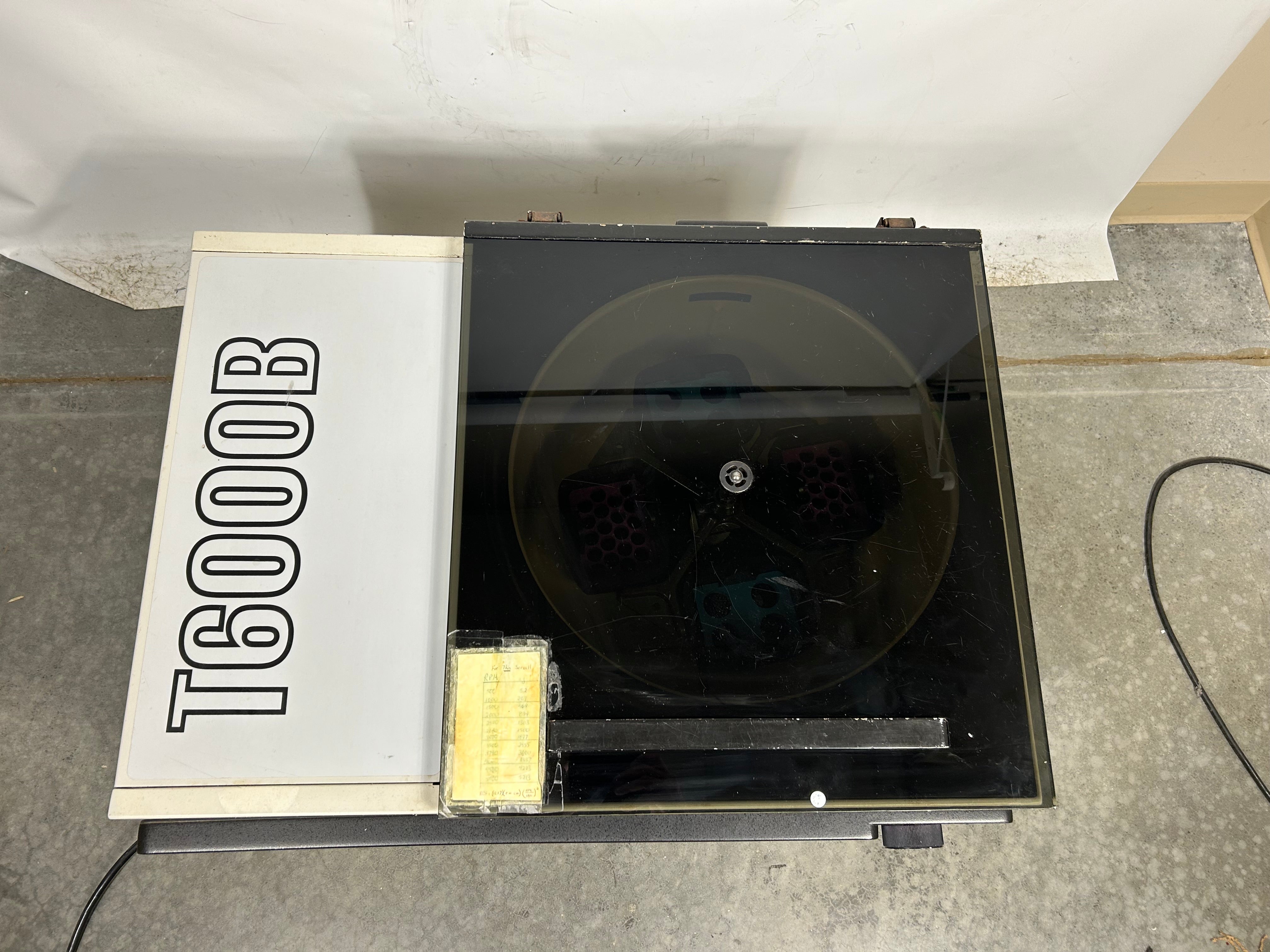 Sorvall T6000B Centrifuge