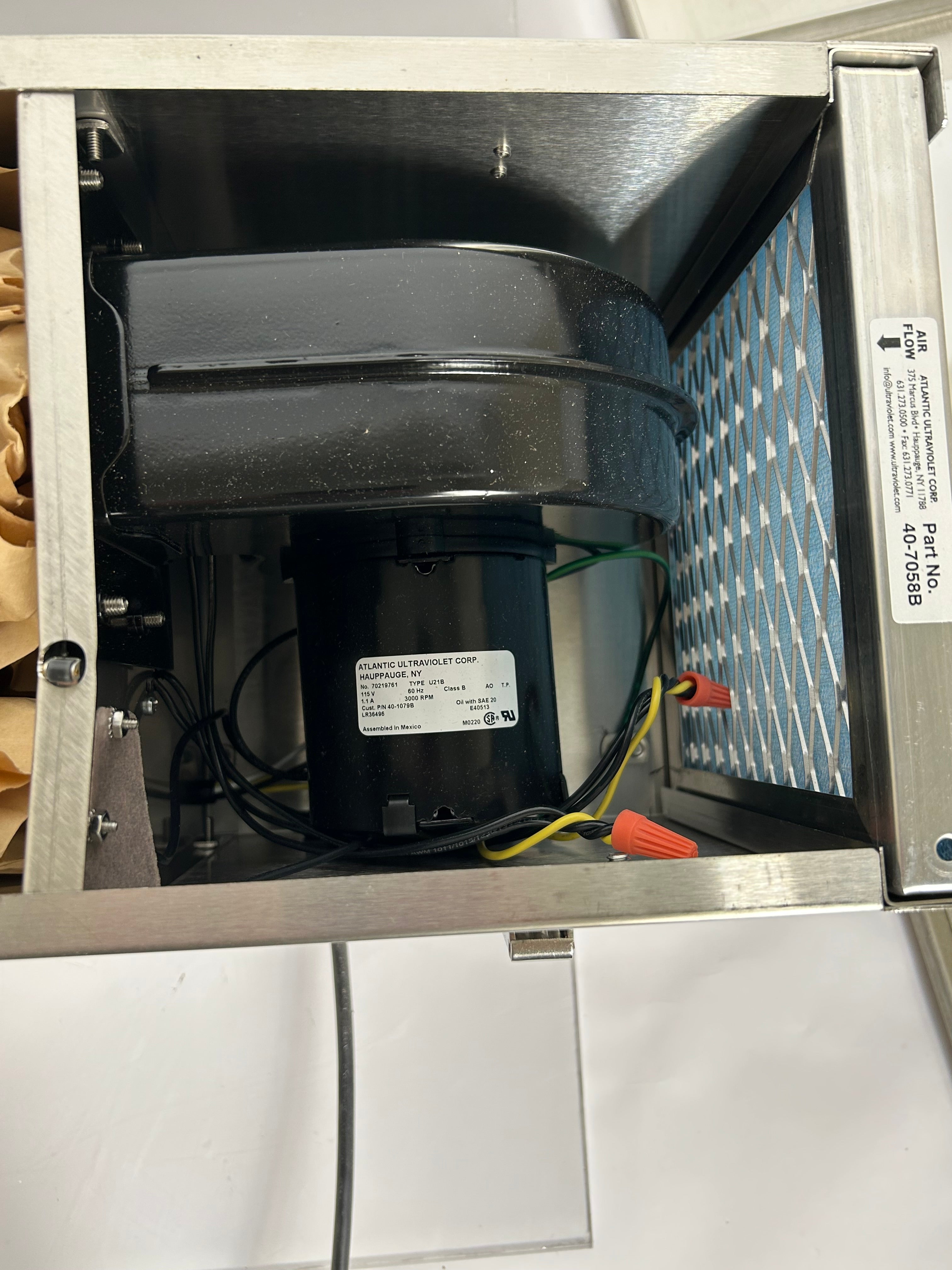 Atlantic Ultraviolet Corporation Sanitaire UV Room Air Sanitizer