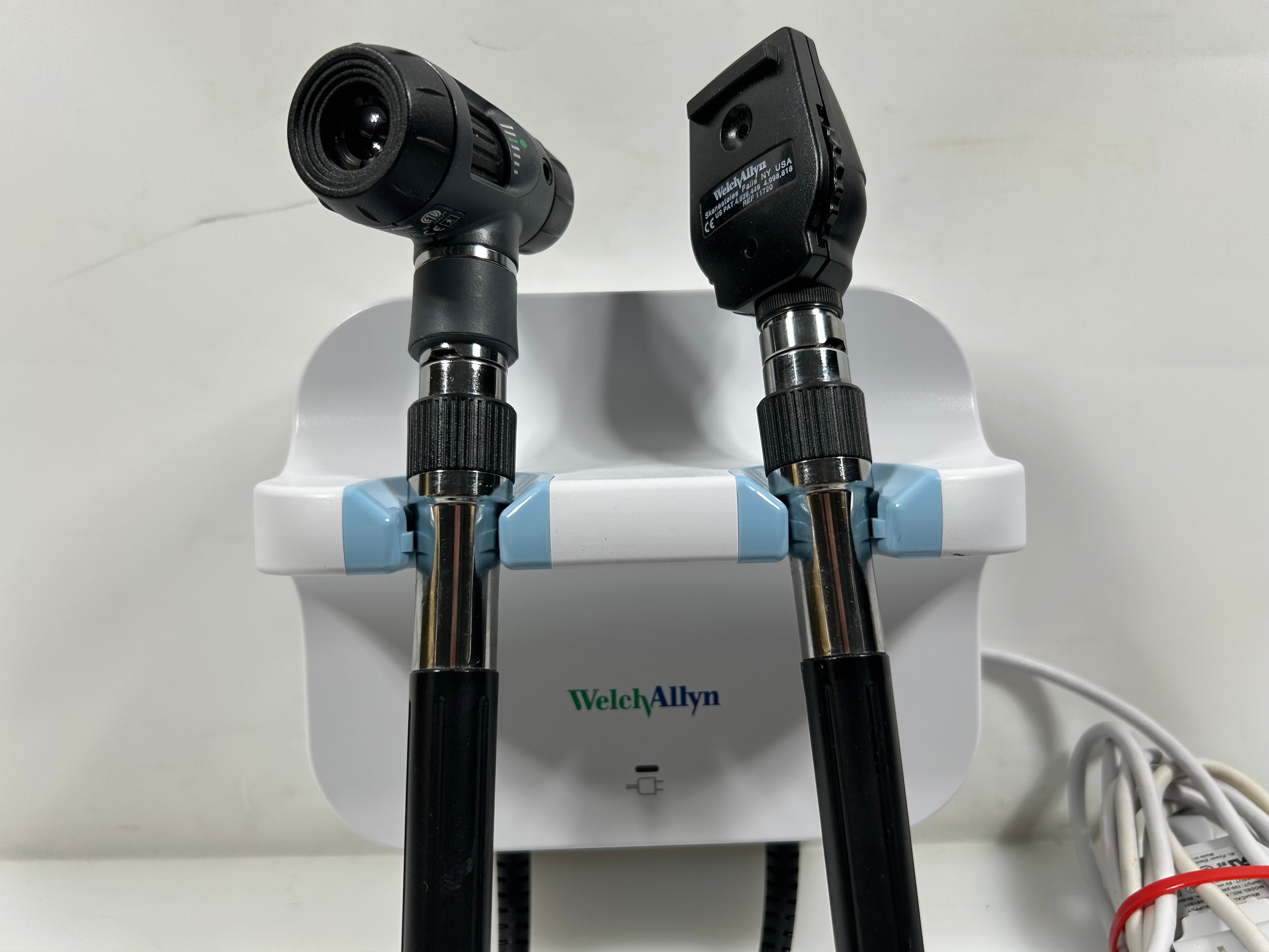 Welch Allyn GS 777 3.5V  Wall Transformer Ophthalmoscope Otoscope Set