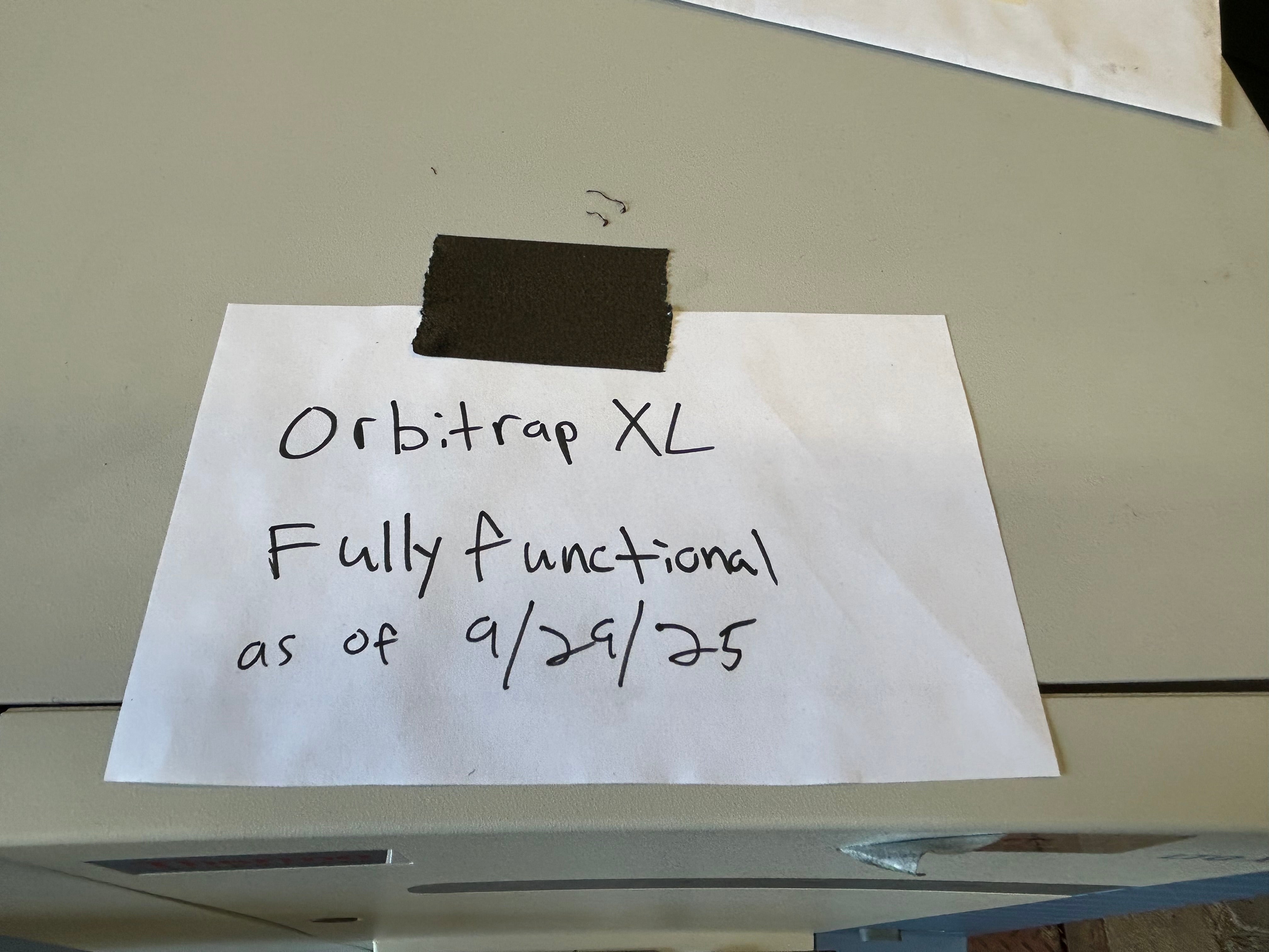 Thermo Scientific LTQ Orbitrap XL Hybrid Mass Spectrometer *Fully Functional*