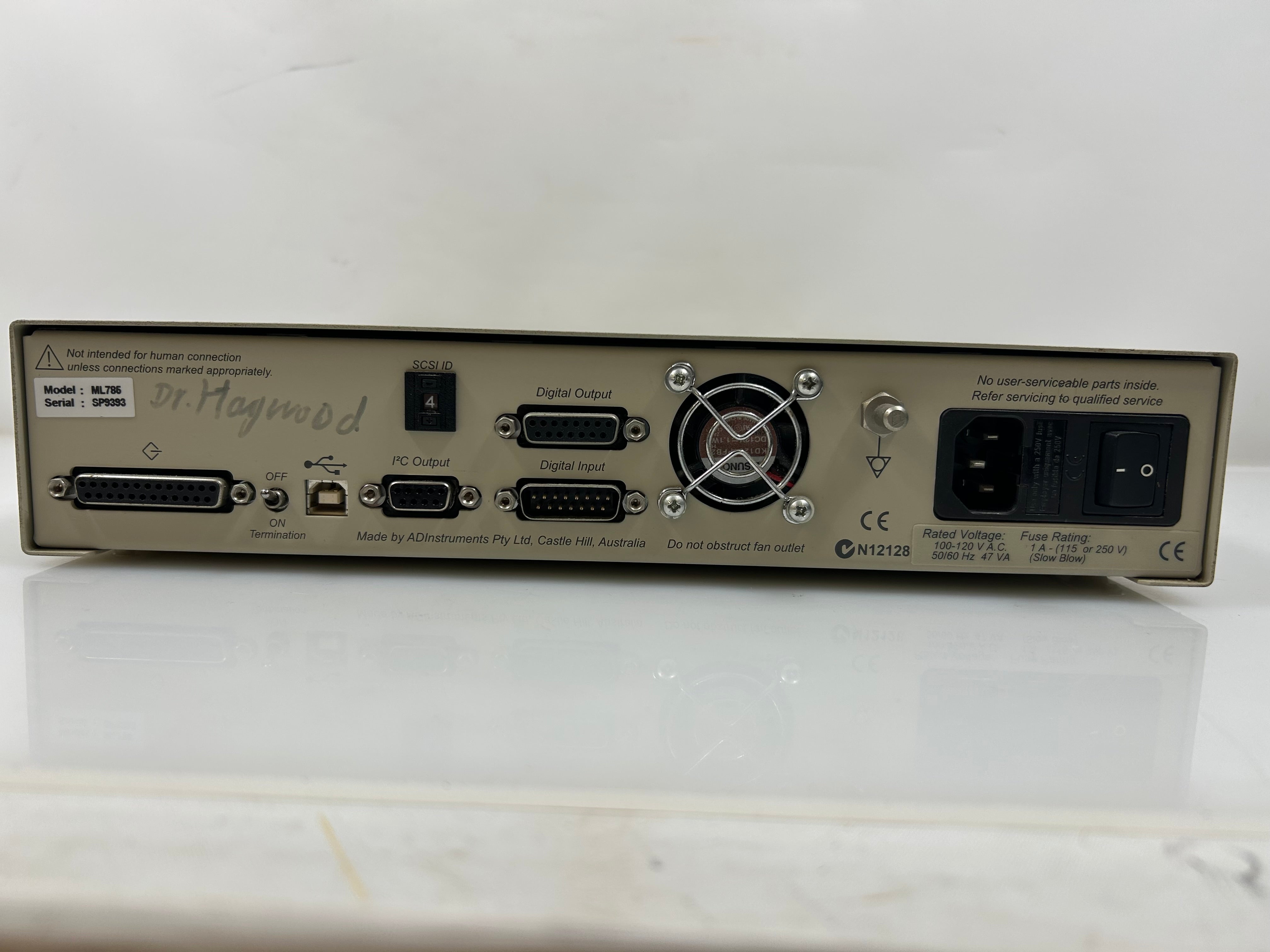 ADInstruments PowerLab/8SP 8 Channel Data Acquisition System