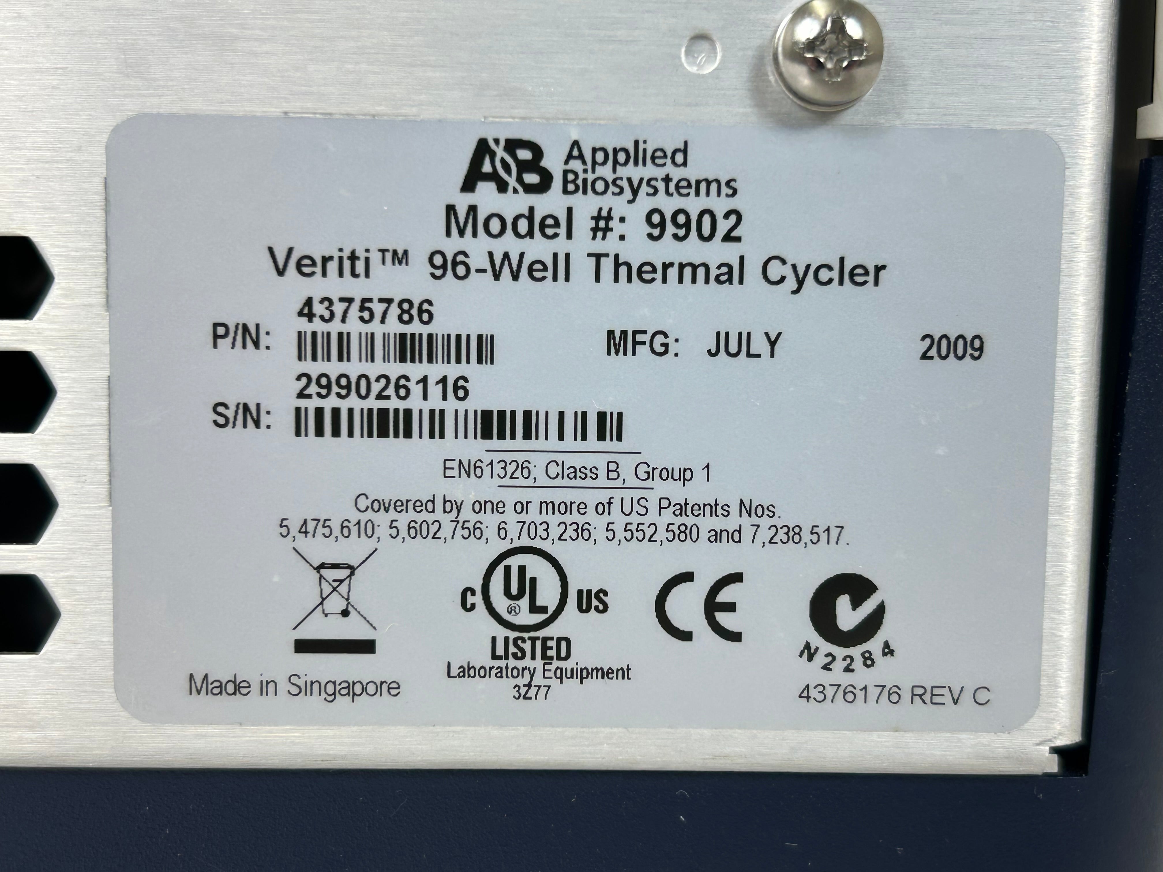 Applied Biosystems Veriti Thermal Cycler