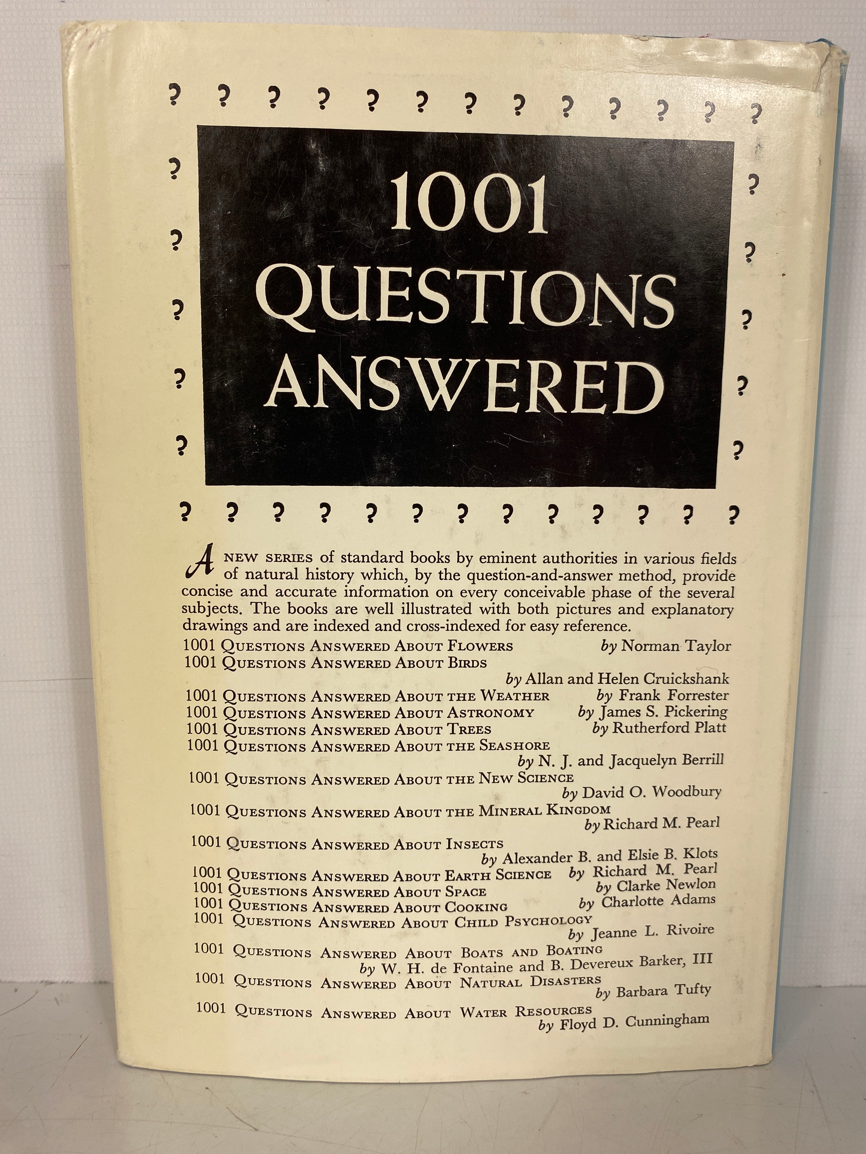 1001 Questions Answered About Water Resources Cunningham 1967 HCDJ