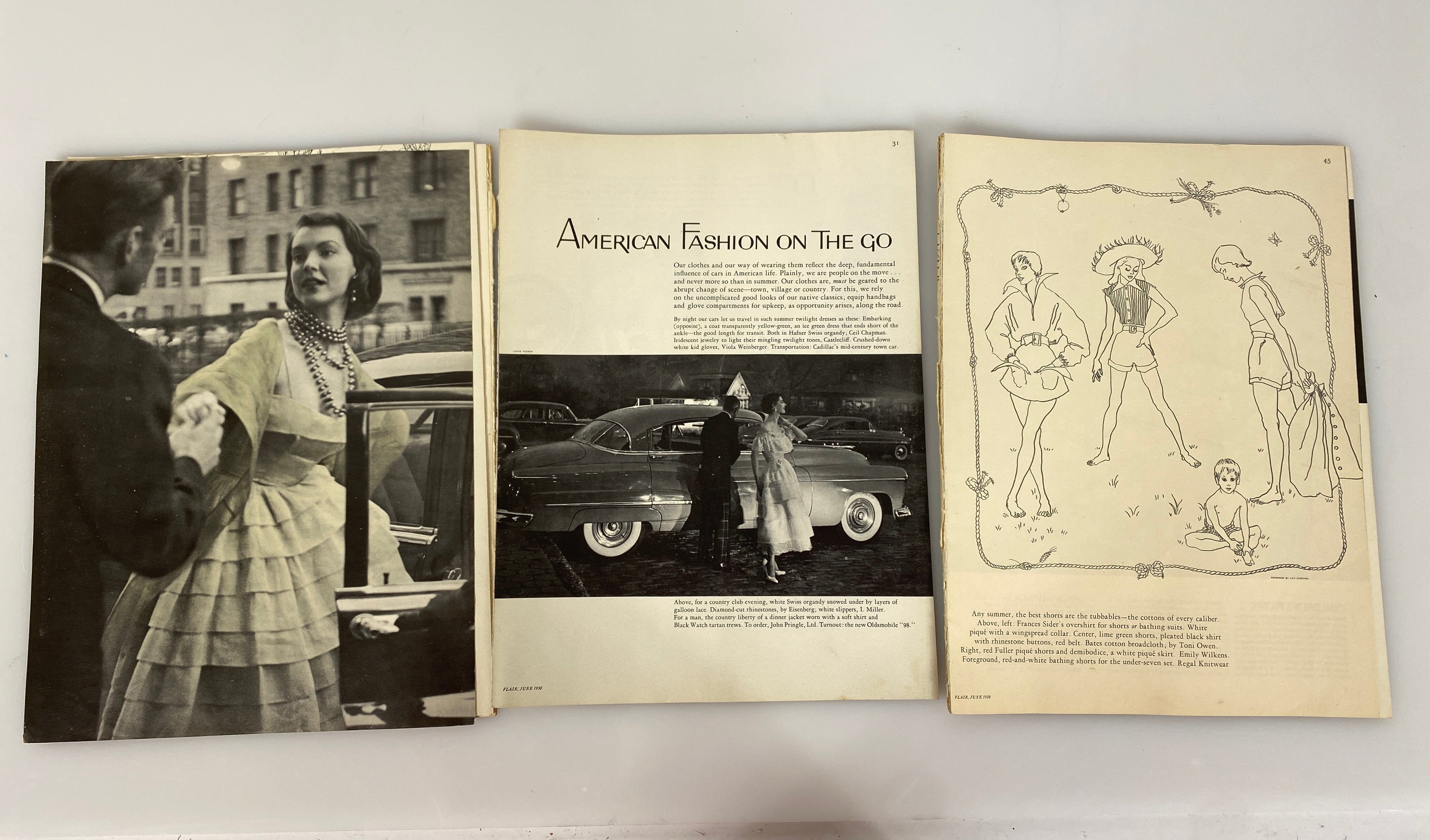 11 Vintage Flair Magazine Fashion/Style Issues March 1950-January 1951
