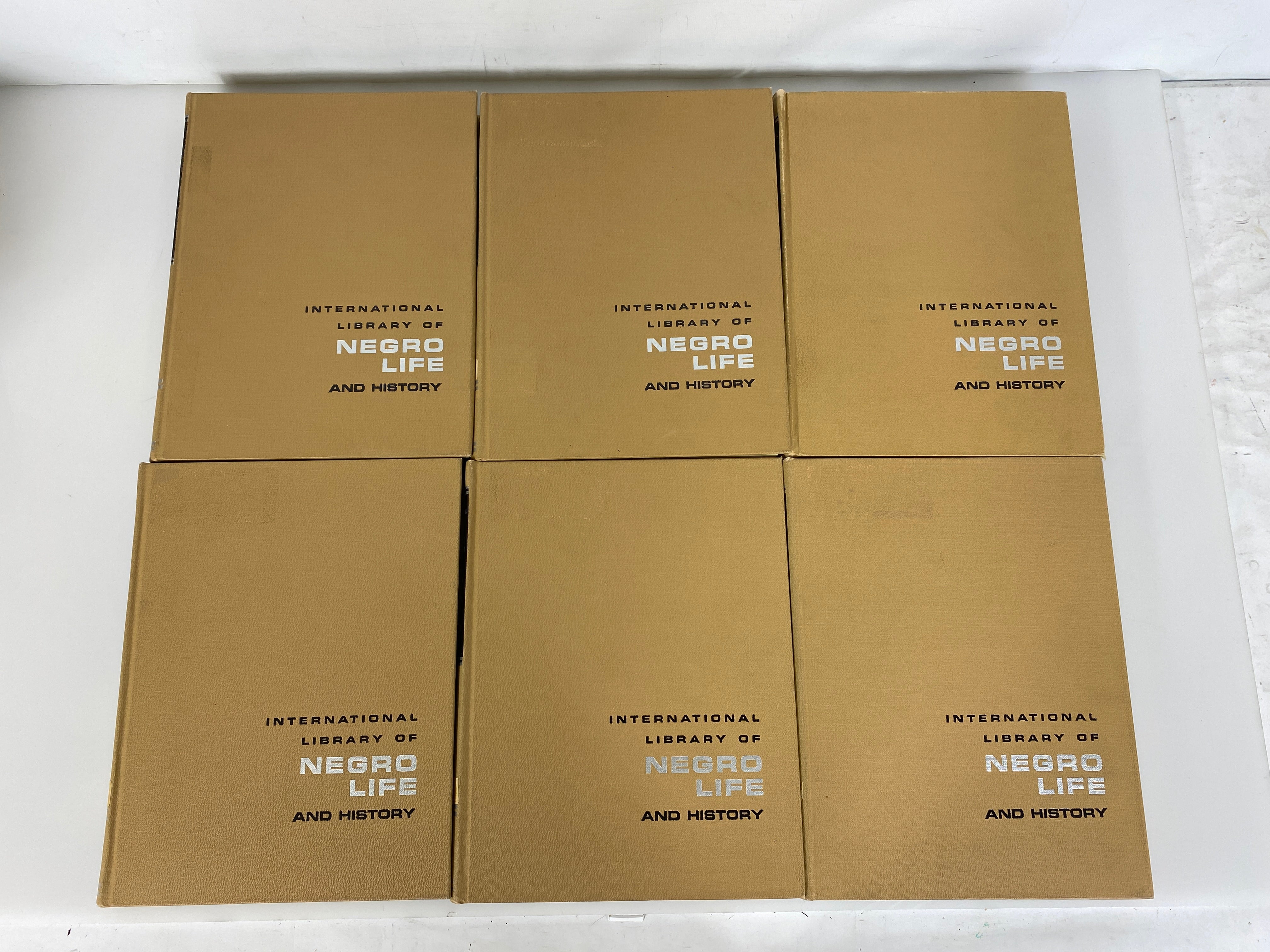 11 Volume Set International Library of Negro Life & History 1970 Ex-Library HC