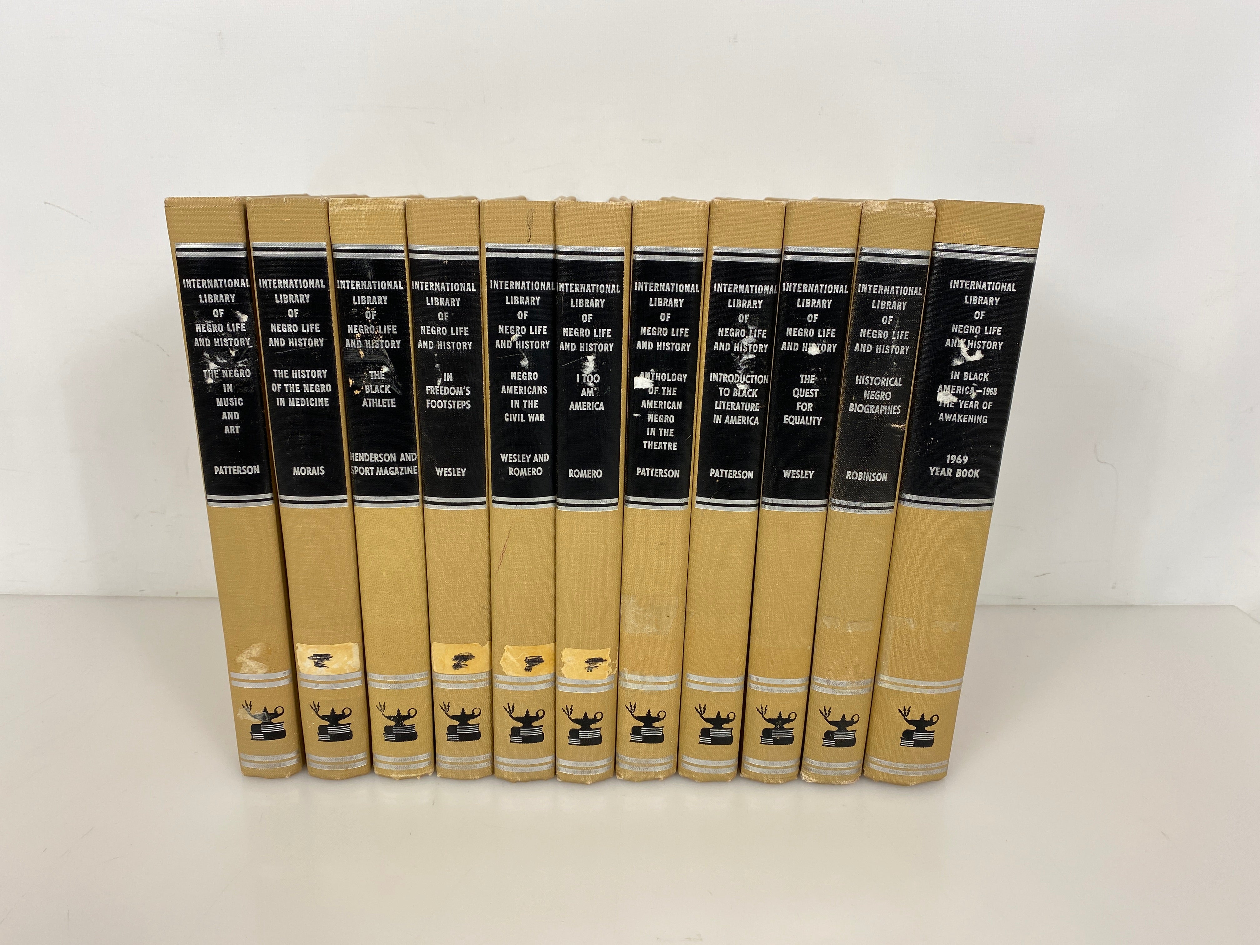 11 Volume Set International Library of Negro Life & History 1970 Ex-Library HC