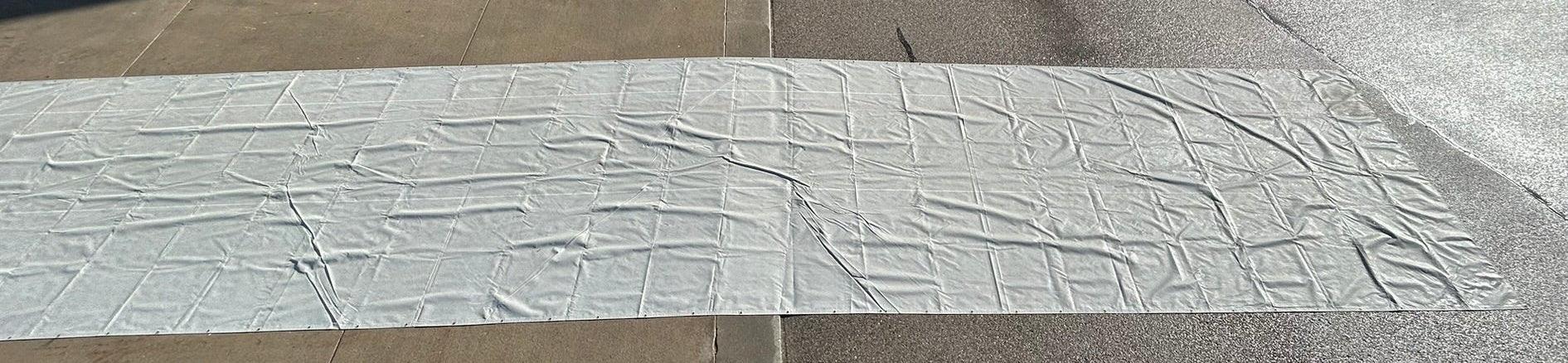 12 ft x 75 ft Spartan Stadium Football Sideline Mesh Rectangular Tarp