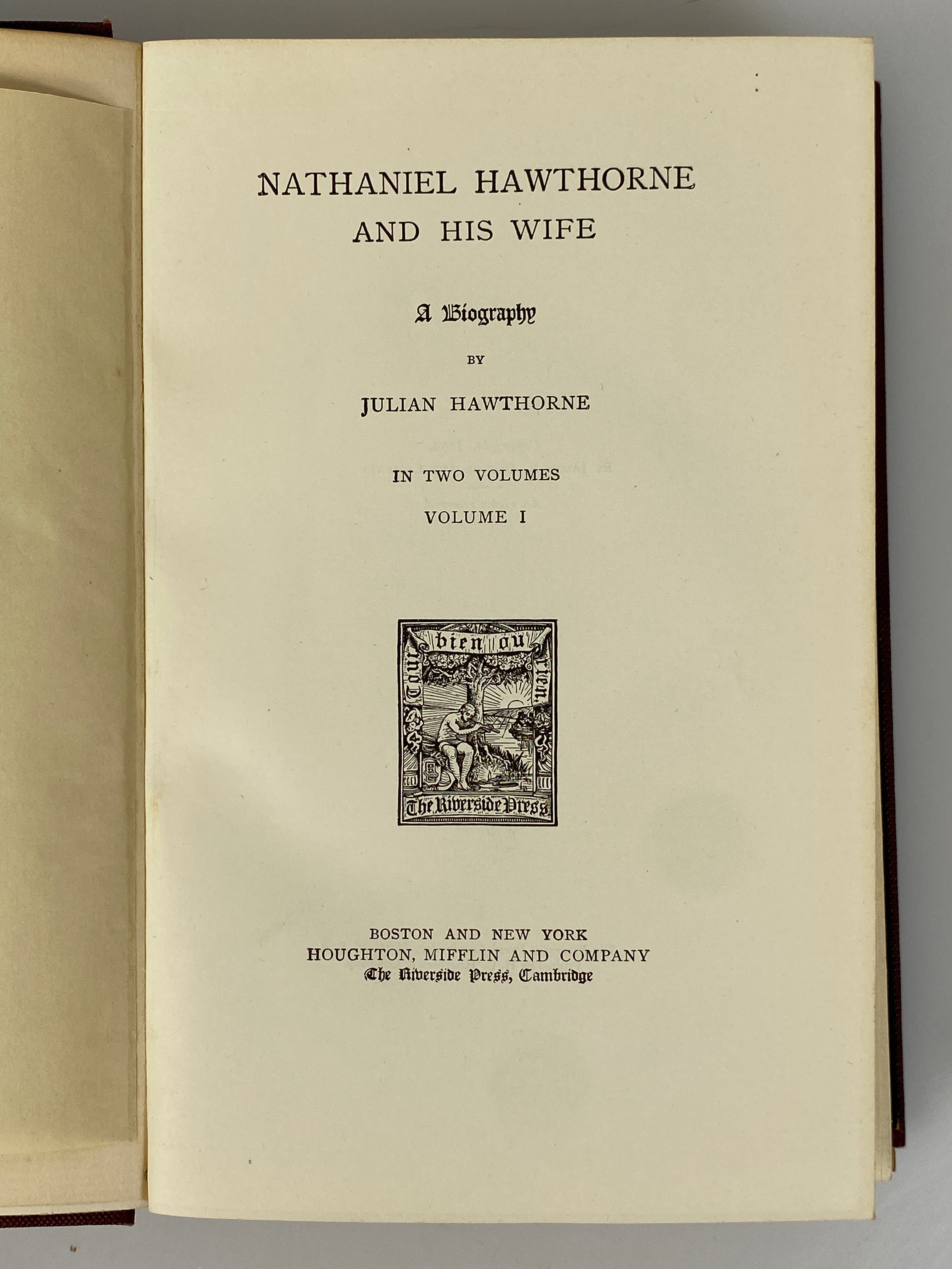 13 Volumes: Hawthorne's Works 1882-1891 Houghton Mifflin Antique HC