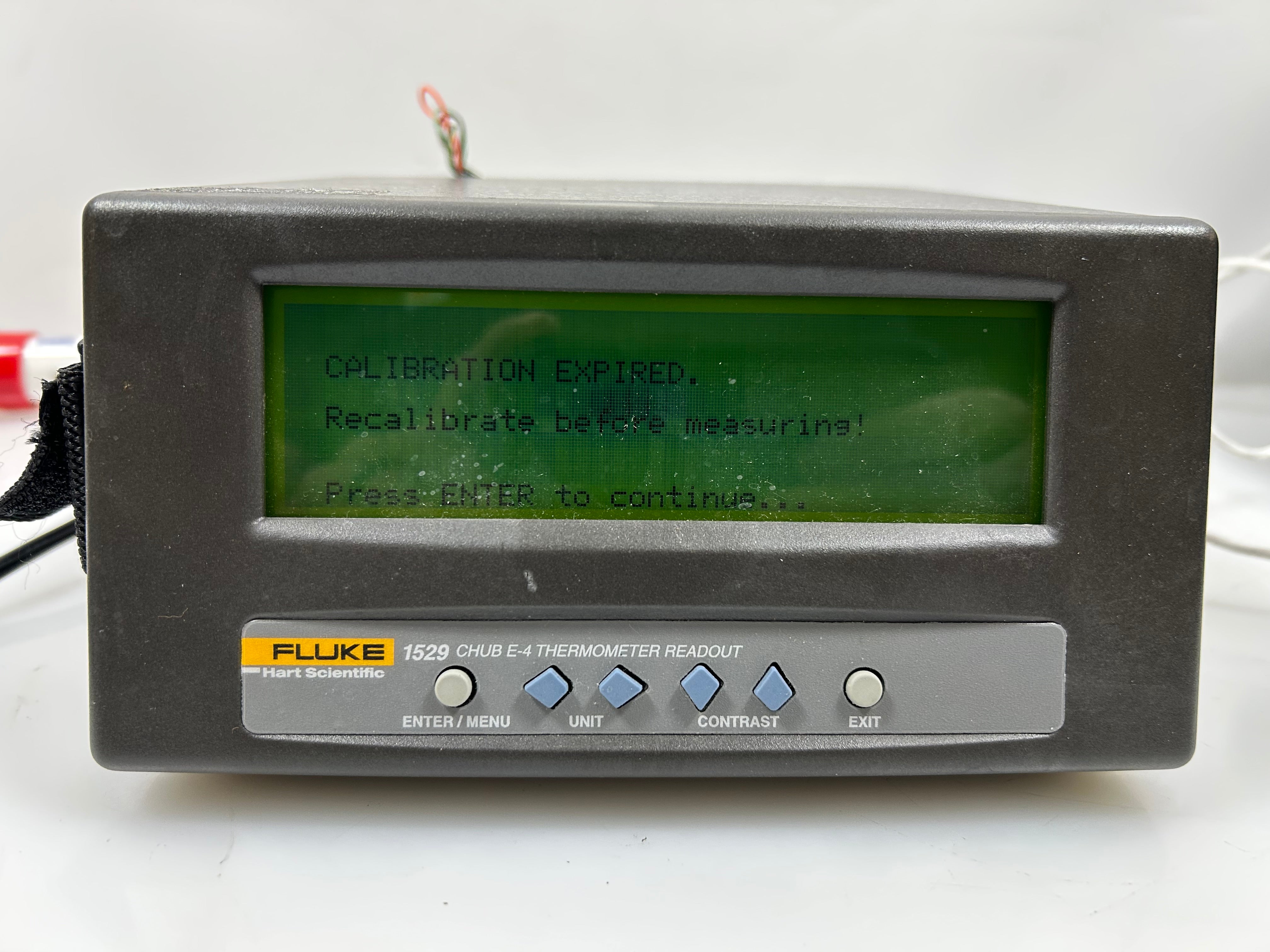 Fluke 1529 Chub-E4 Standards Thermometer