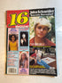 16 Magazine April 1981 John Schneider Matt Dillon w/ poster intact