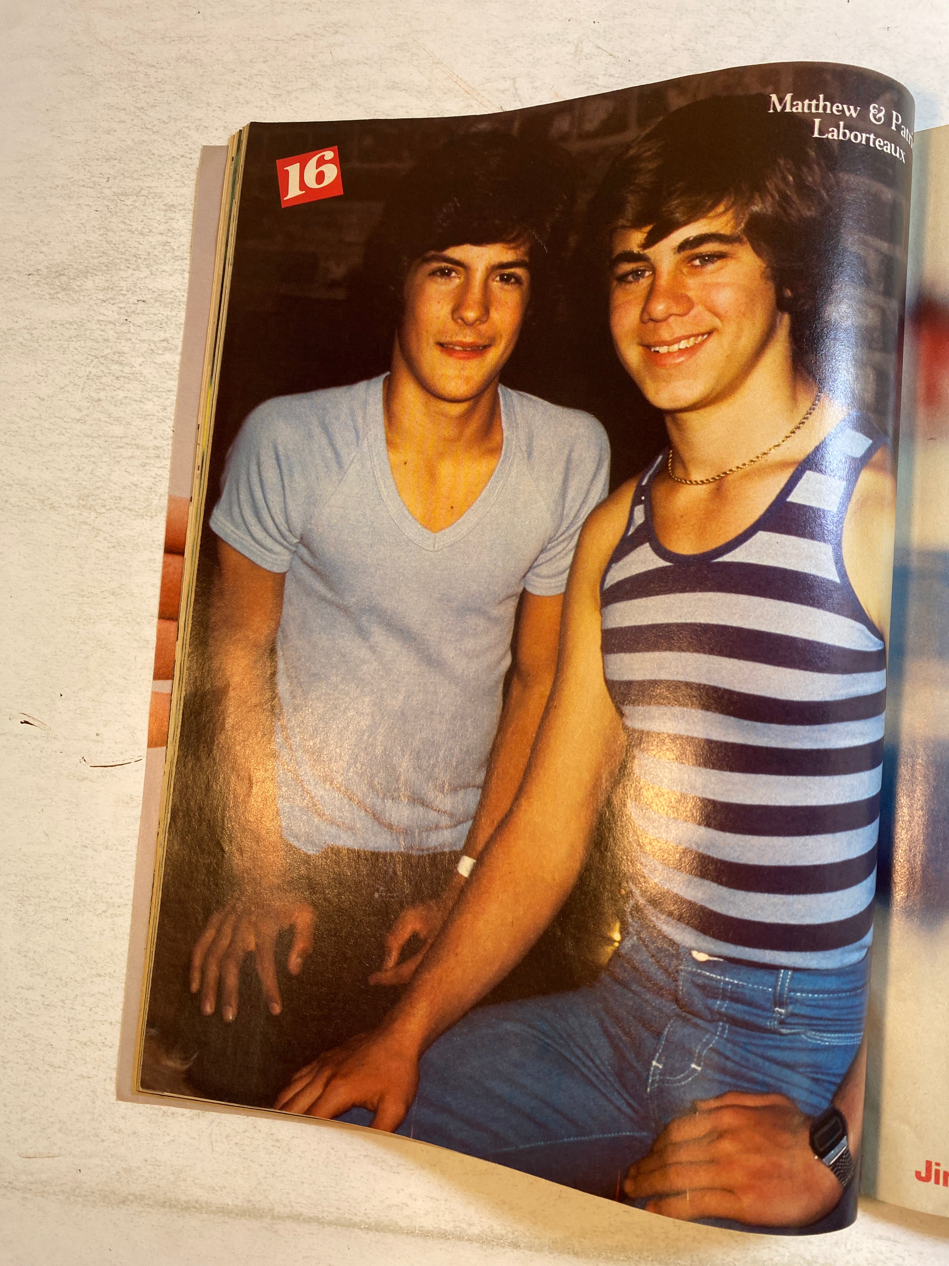 16 Magazine July 1981 John Schneider Ralph Macchio