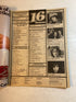 16 Magazine July 1981 John Schneider Ralph Macchio