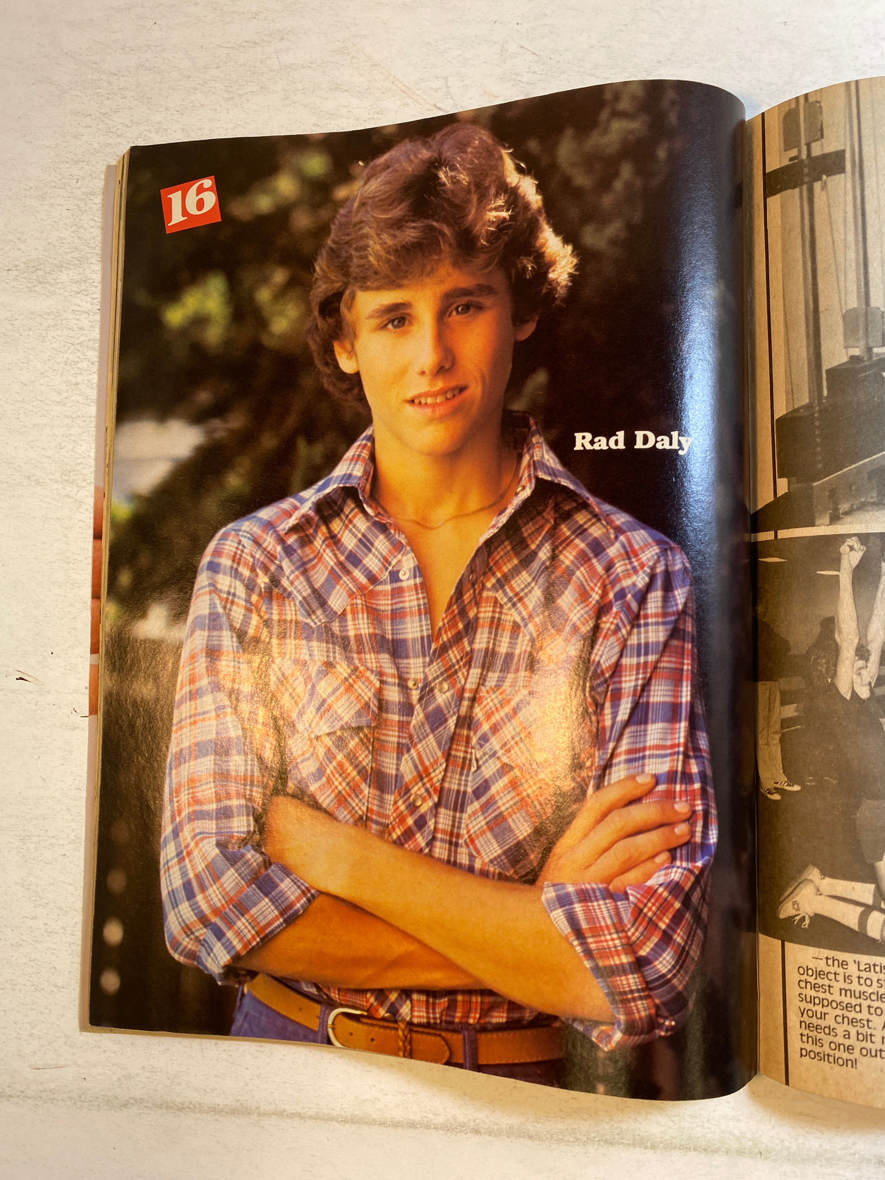 16 Magazine July 1981 John Schneider Ralph Macchio
