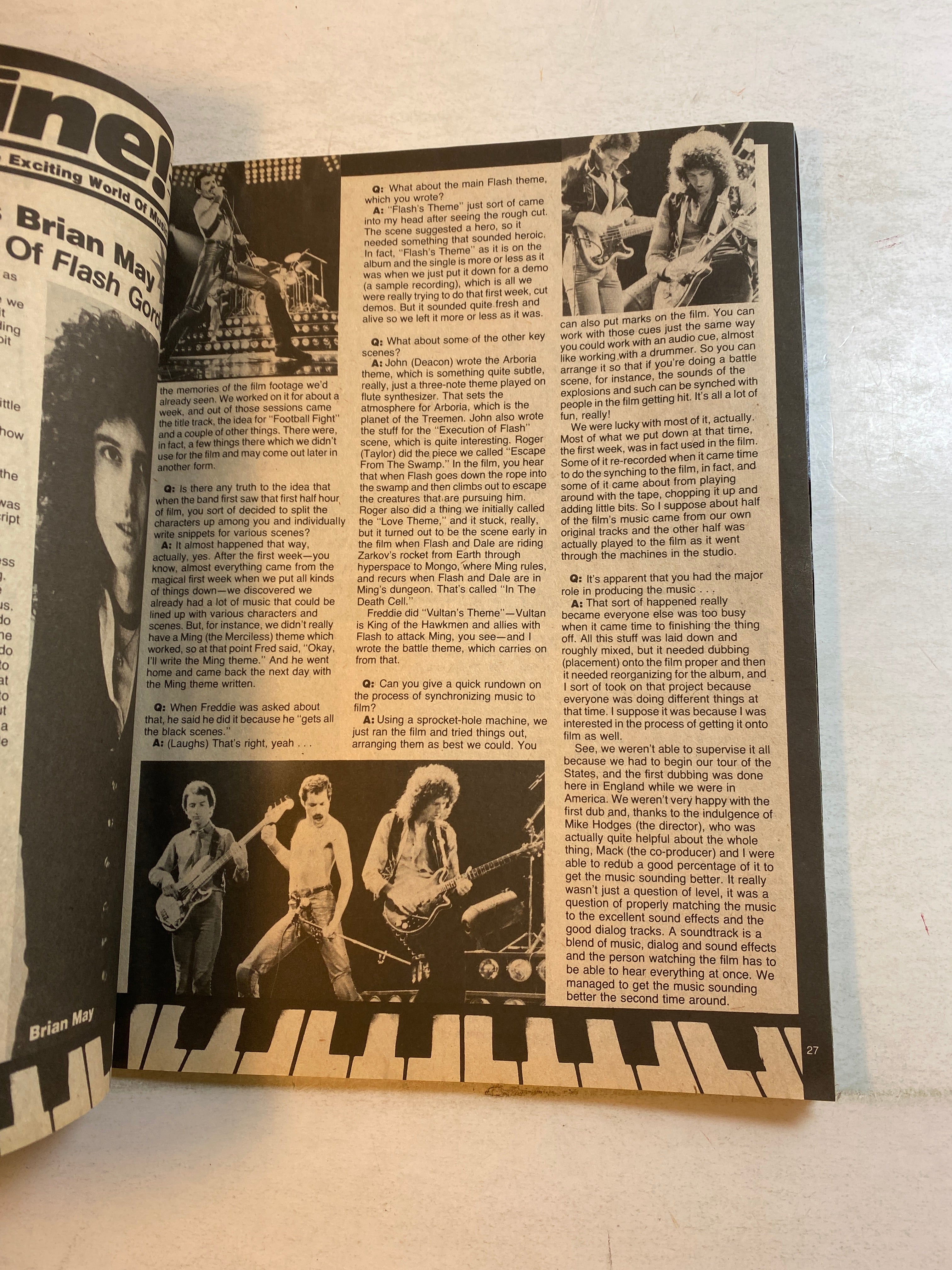 16 Magazine June 1981 John Schneider Kiss no poster