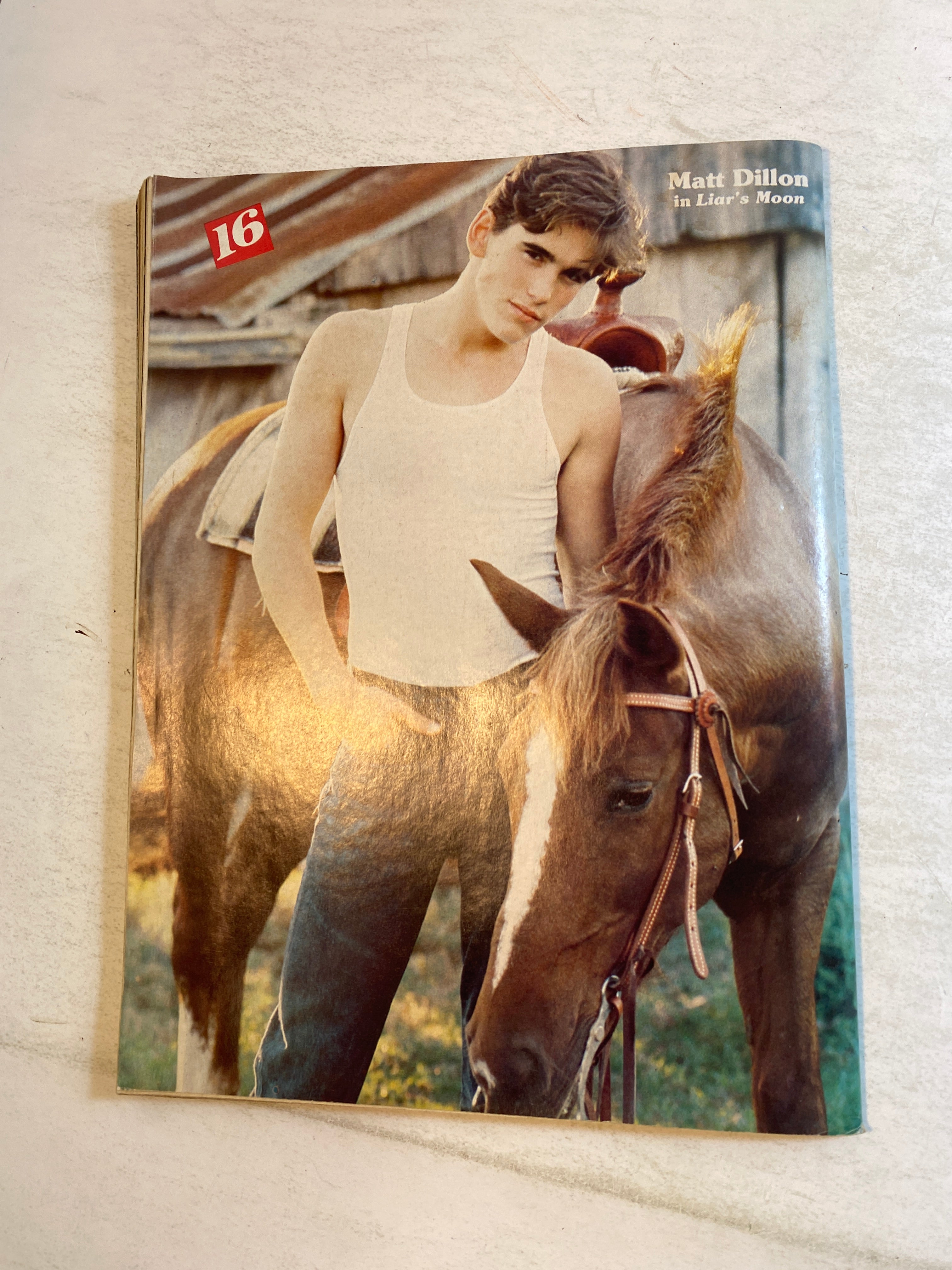 16 Magazine May 1981 John Schneider Kiss w/ poster intact