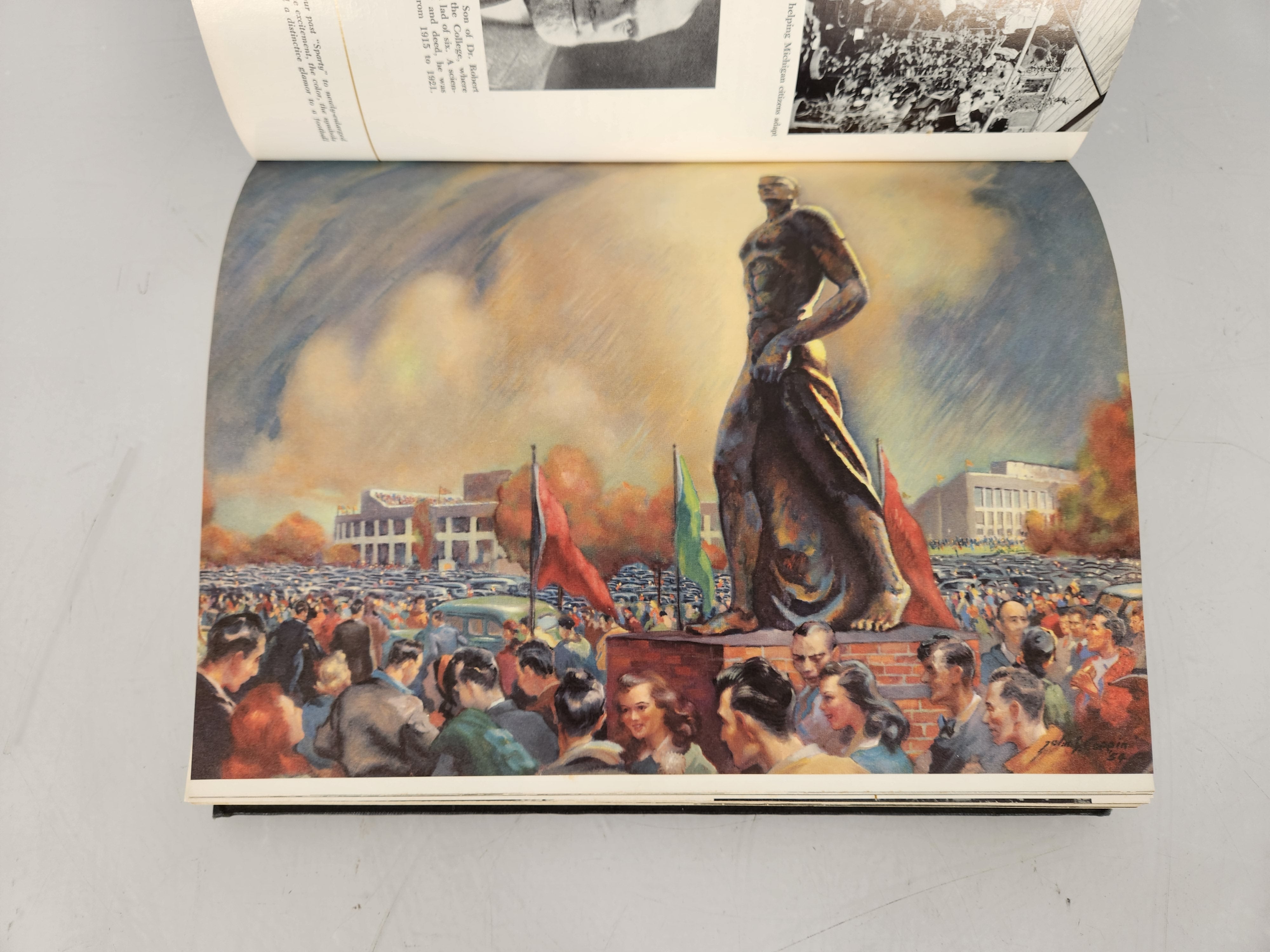 1855-1955 Michigan State College Centennial Yearbook Wolverine