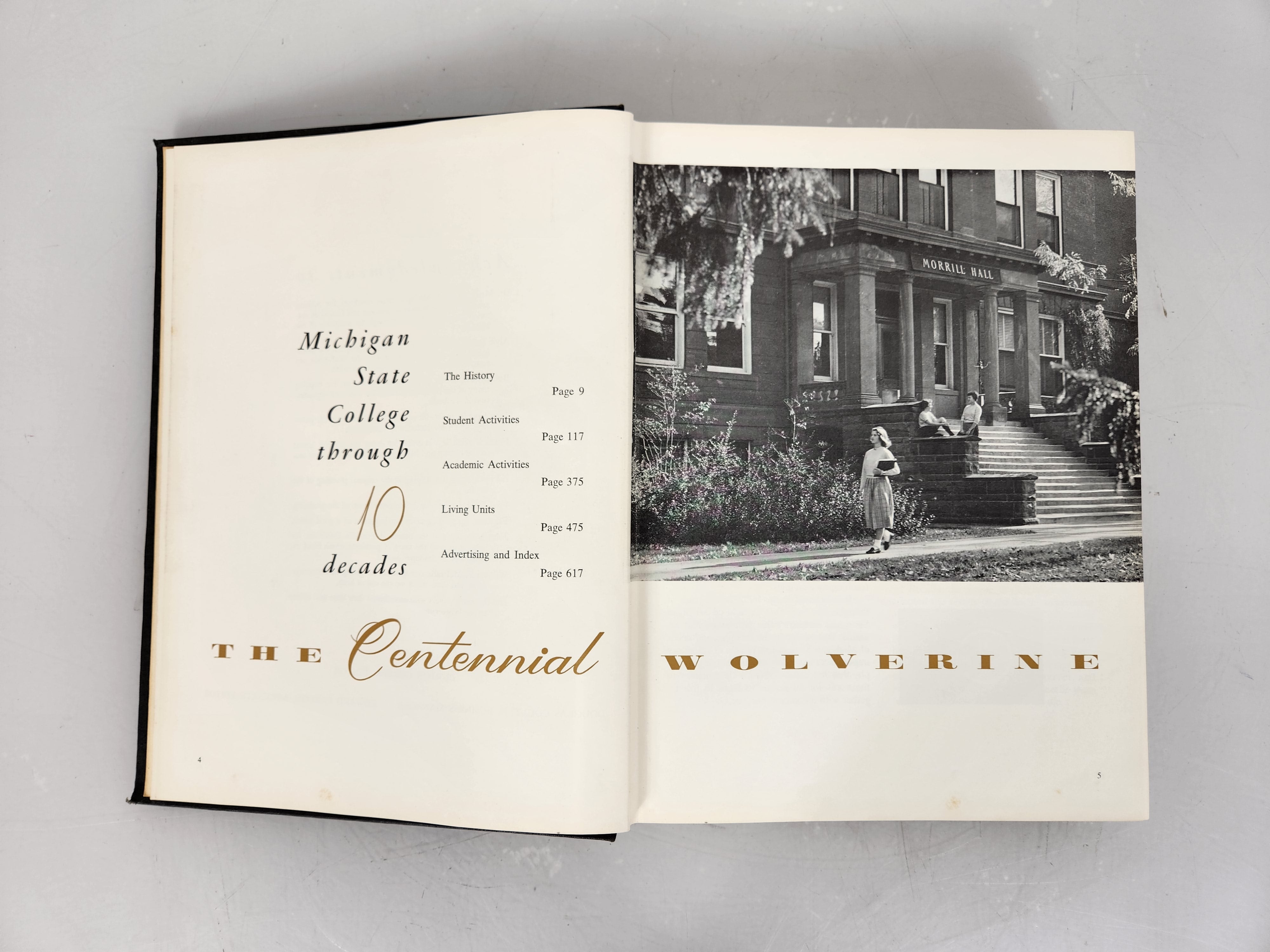 1855-1955 Michigan State College Centennial Yearbook Wolverine