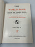 19 Volume Complete Set The World Book Encyclopedia 1954 1-18 & Study Guide HC