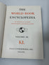 19 Volume Complete Set The World Book Encyclopedia 1954 1-18 & Study Guide HC