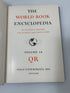 19 Volume Complete Set The World Book Encyclopedia 1954 1-18 & Study Guide HC