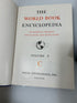 19 Volume Complete Set The World Book Encyclopedia 1954 1-18 & Study Guide HC