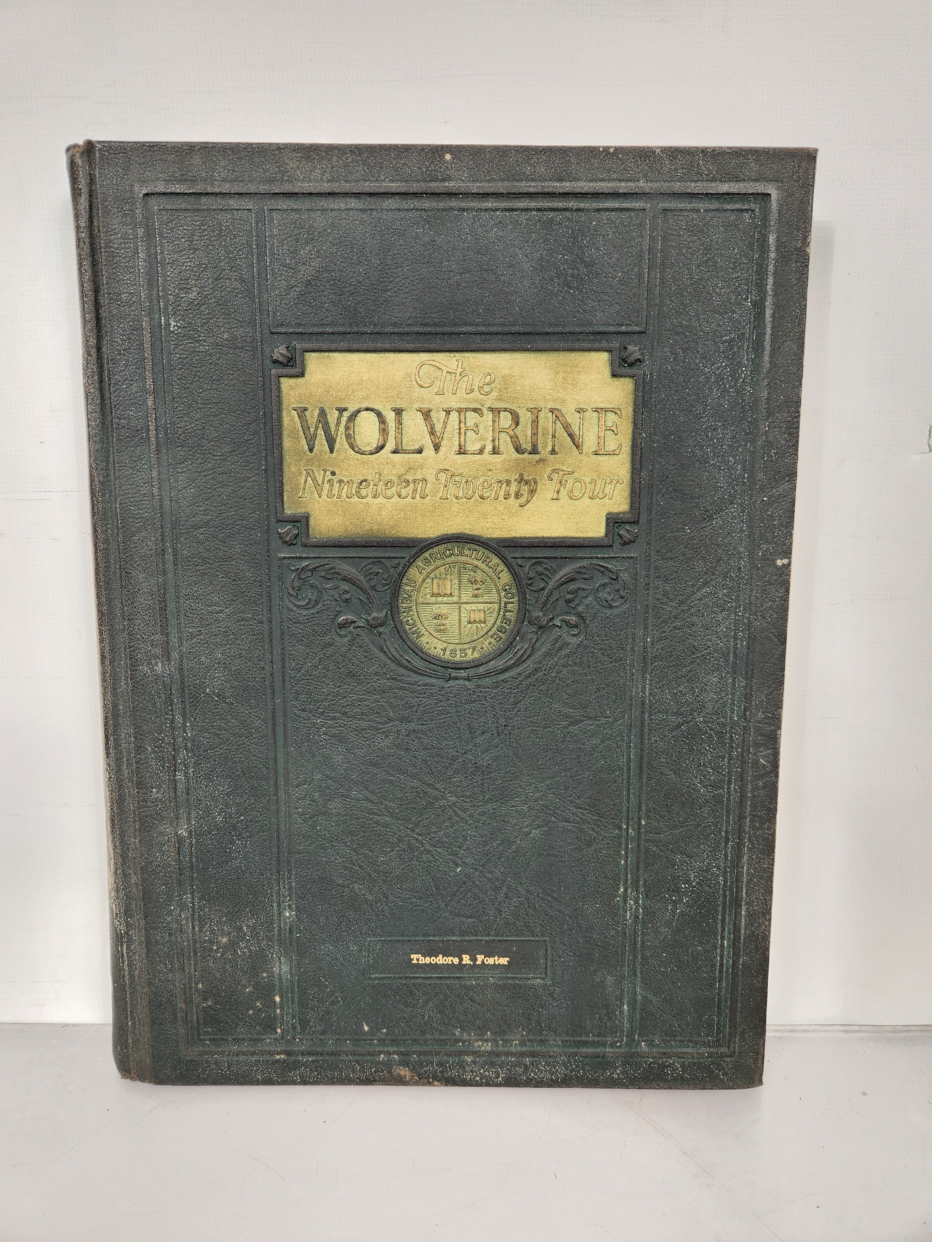 1924 Michigan Agricultural College Yearbook Wolverine